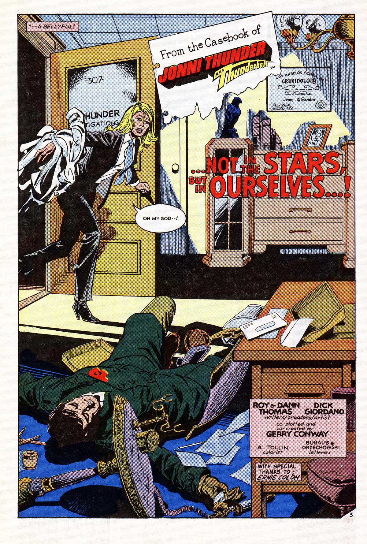 Read online Jonni Thunder comic -  Issue #1 - 4