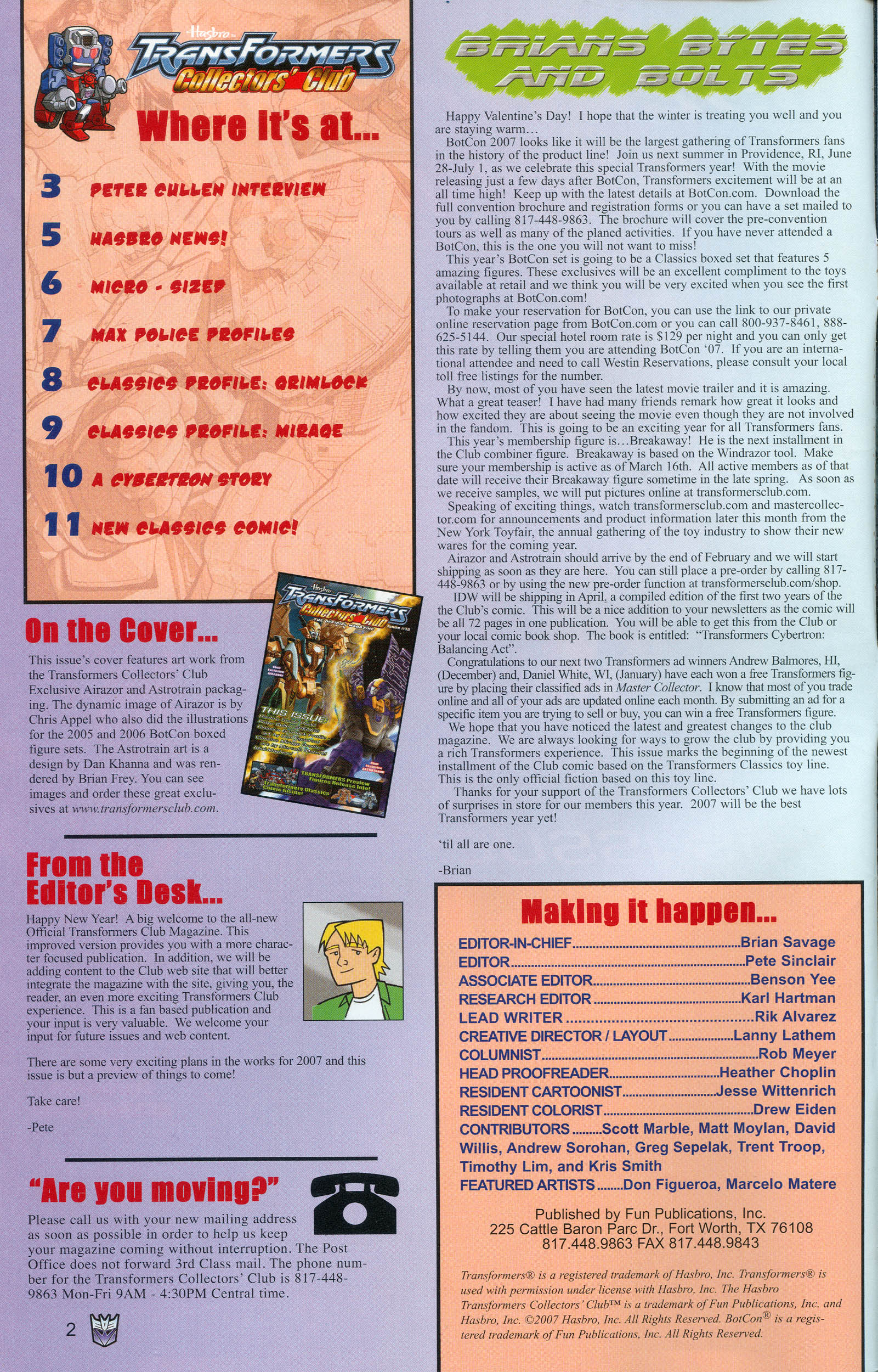 Read online Transformers: Collectors' Club comic -  Issue #13 - 2