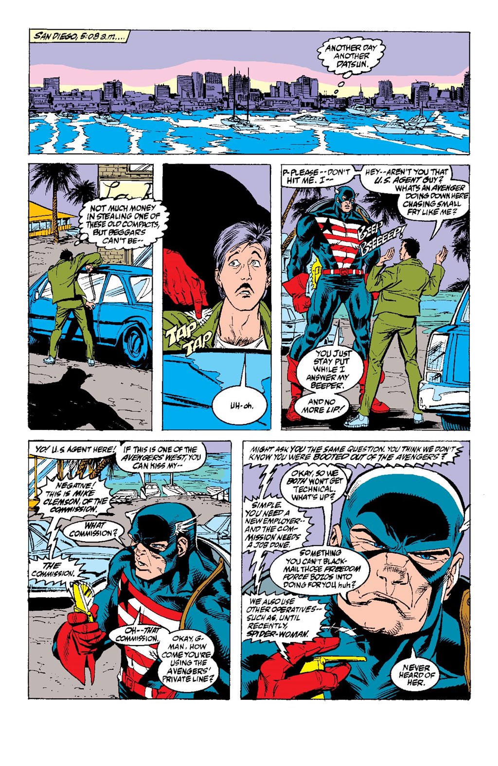 Read online Avengers West Coast Epic Collection: How The West Was Won comic -  Issue #Avengers West Coast Epic Collection California Screaming (Part 2) - 64