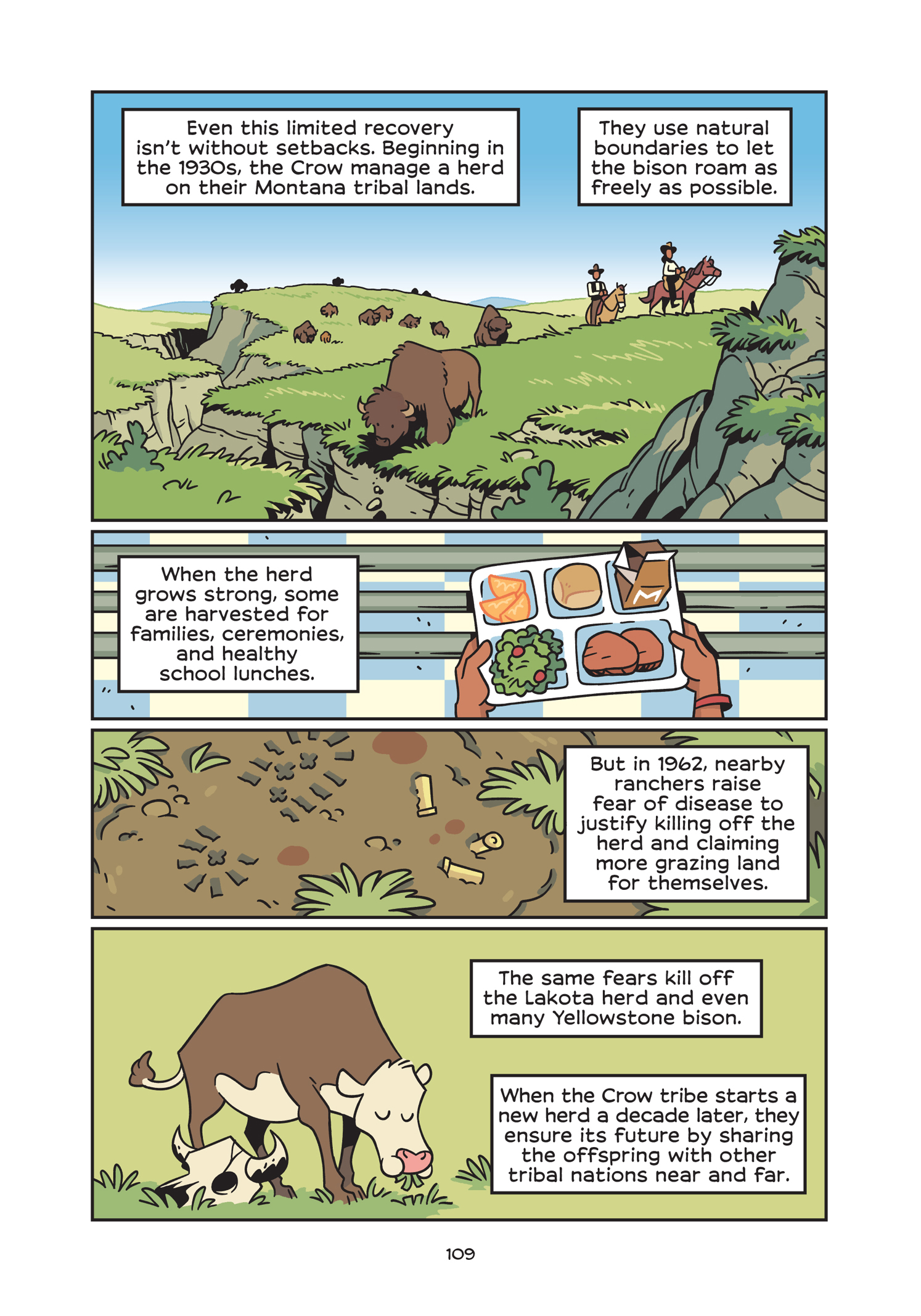 Read online History Comics comic -  Issue # The American Bison - The Buffalos Survival Tale - 115