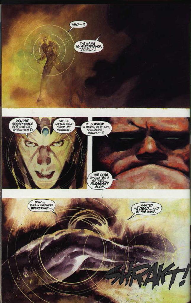 Read online Havok & Wolverine: Meltdown comic -  Issue #4 - 21