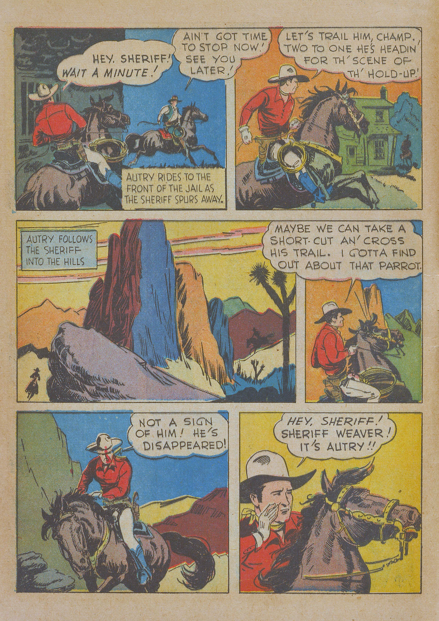 Read online Gene Autry Comics comic -  Issue #10 - 12