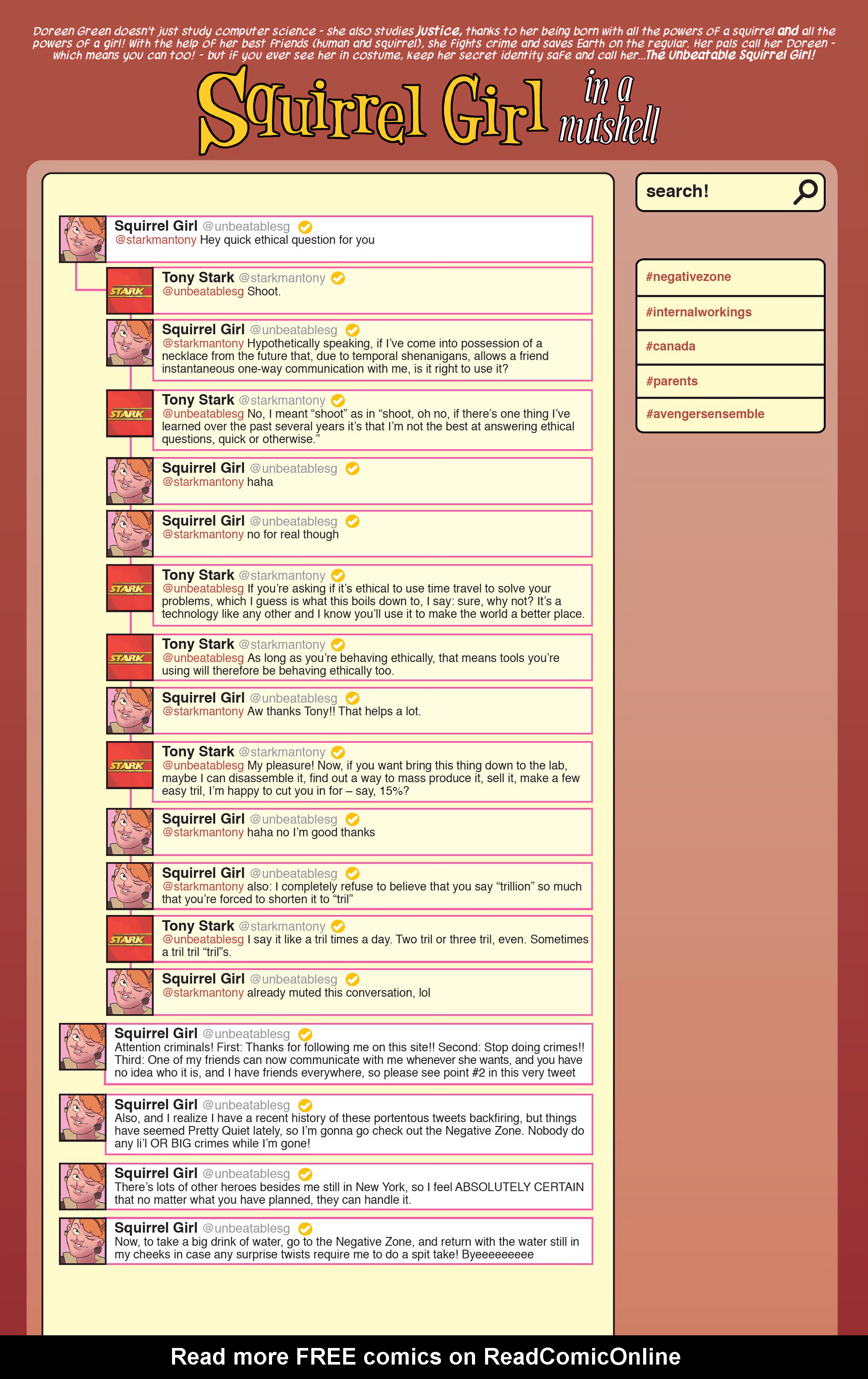 Read online The Unbeatable Squirrel Girl Omnibus comic -  Issue # TPB (Part 14) - 75