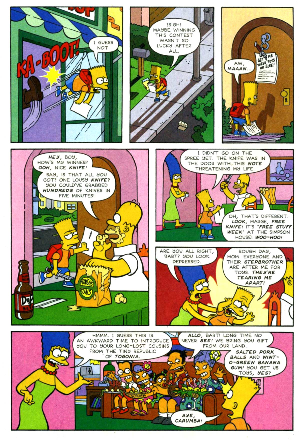 Read online Bongo Comics Free-For-All! comic -  Issue #2007 - 9