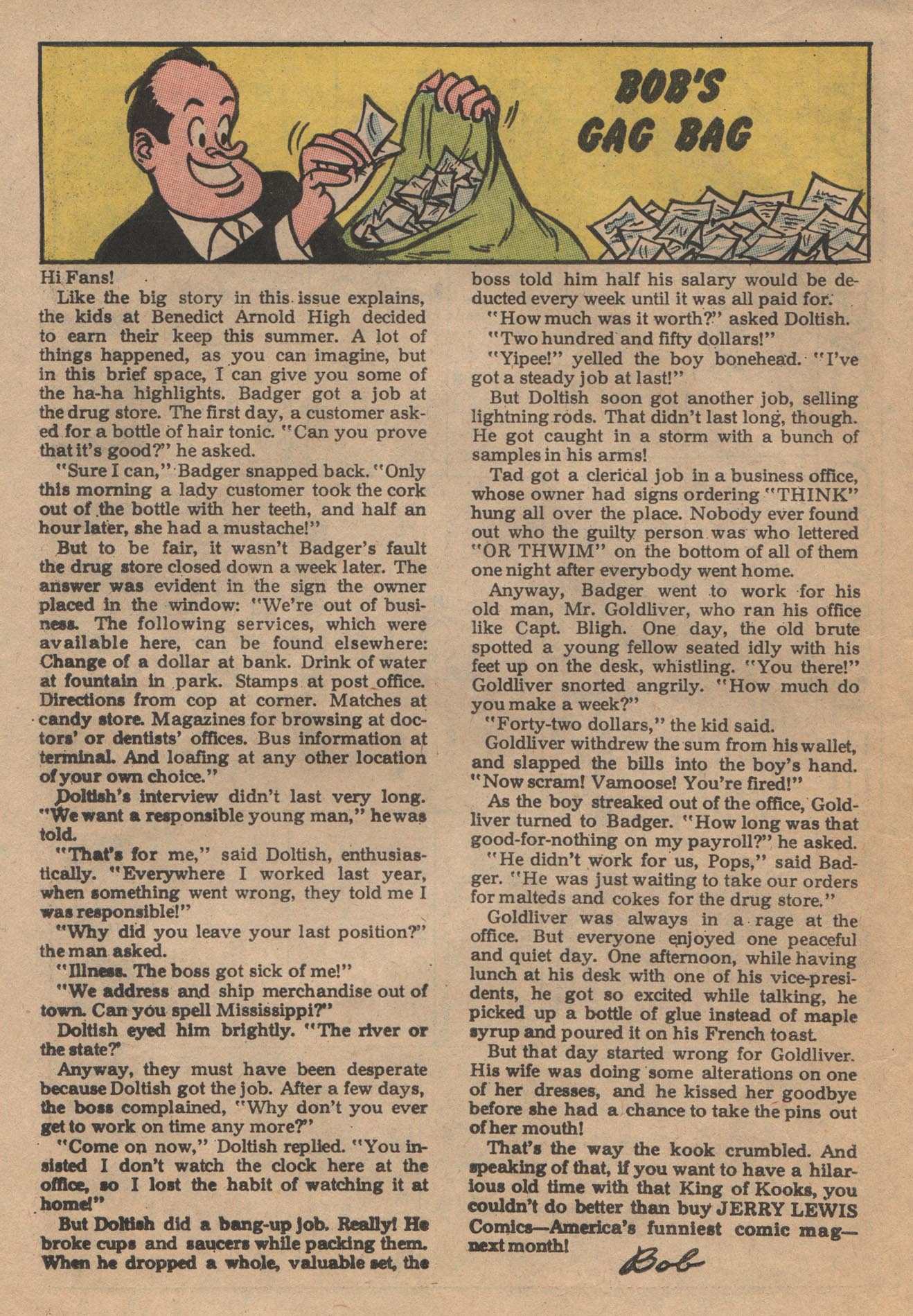 Read online The Adventures of Bob Hope comic -  Issue #107 - 23