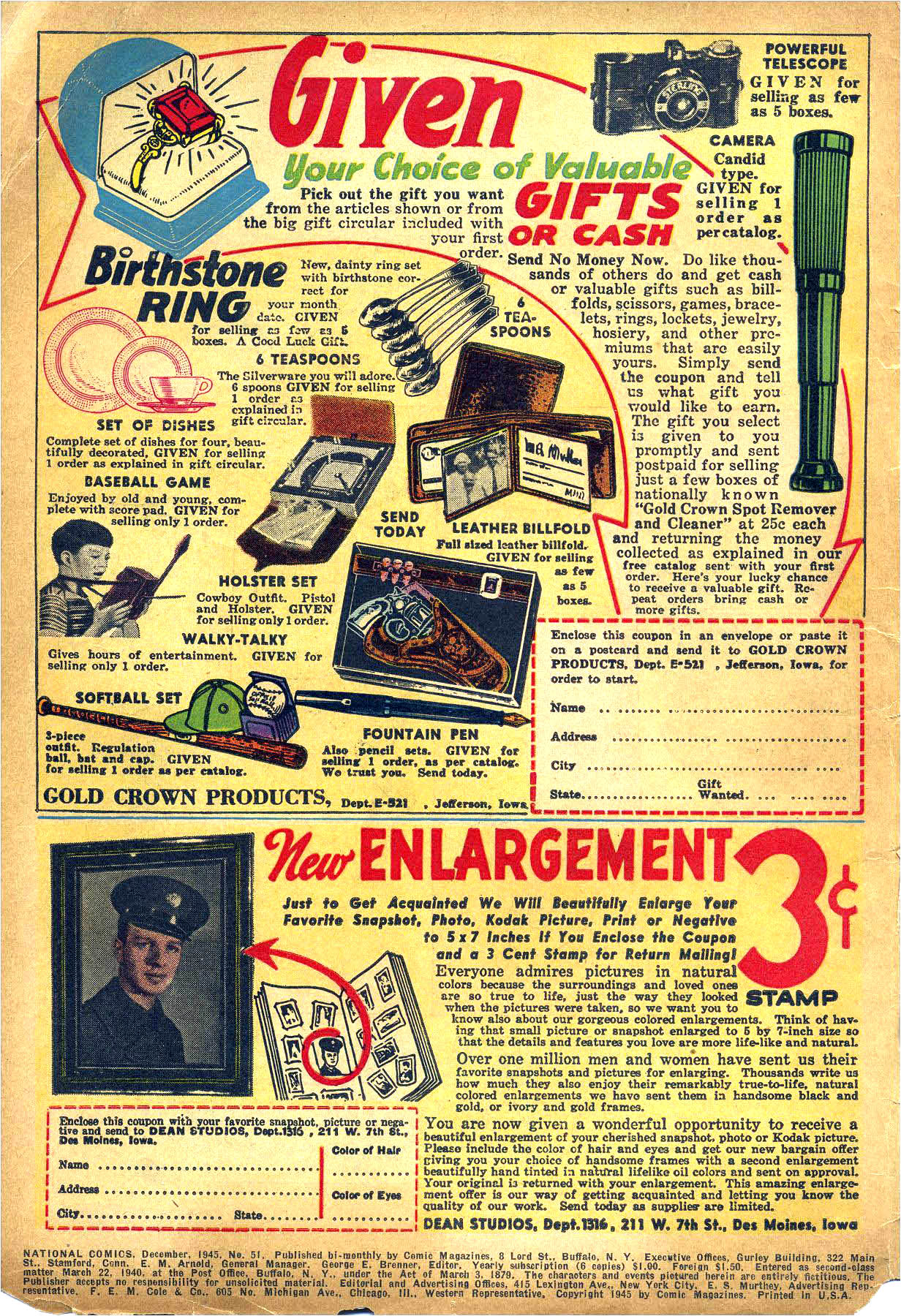 Read online National Comics comic -  Issue #51 - 2