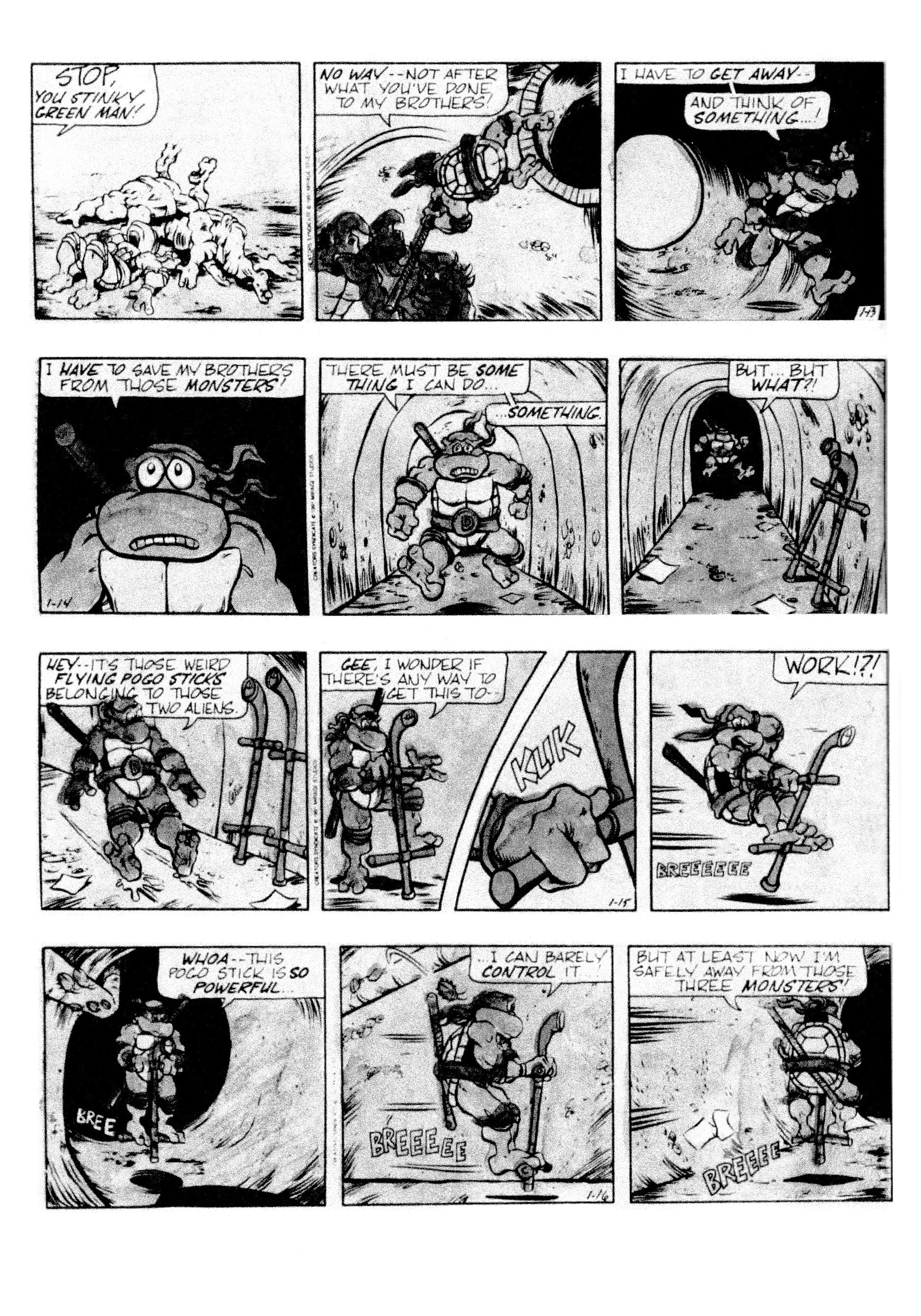 Read online Teenage Mutant Ninja Turtles: Complete Newspaper Daily Comic Strip Collection comic -  Issue # TPB 2 (Part 1) - 86