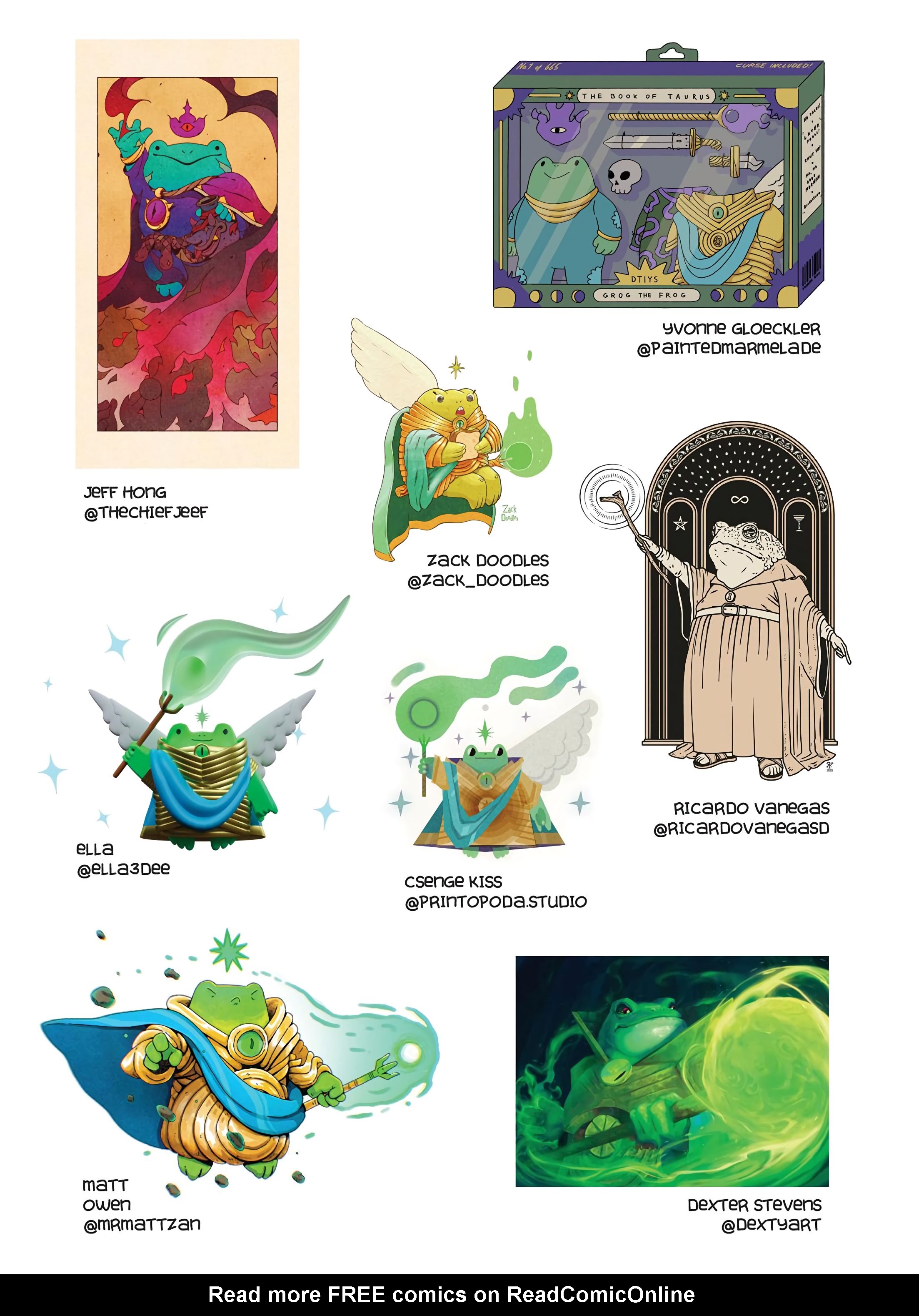 Read online Grog the Frog: The Book of Taurus comic -  Issue # TPB - 62