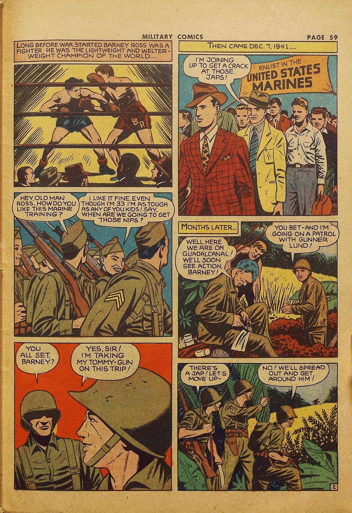 Read online Military Comics comic -  Issue #22 - 61