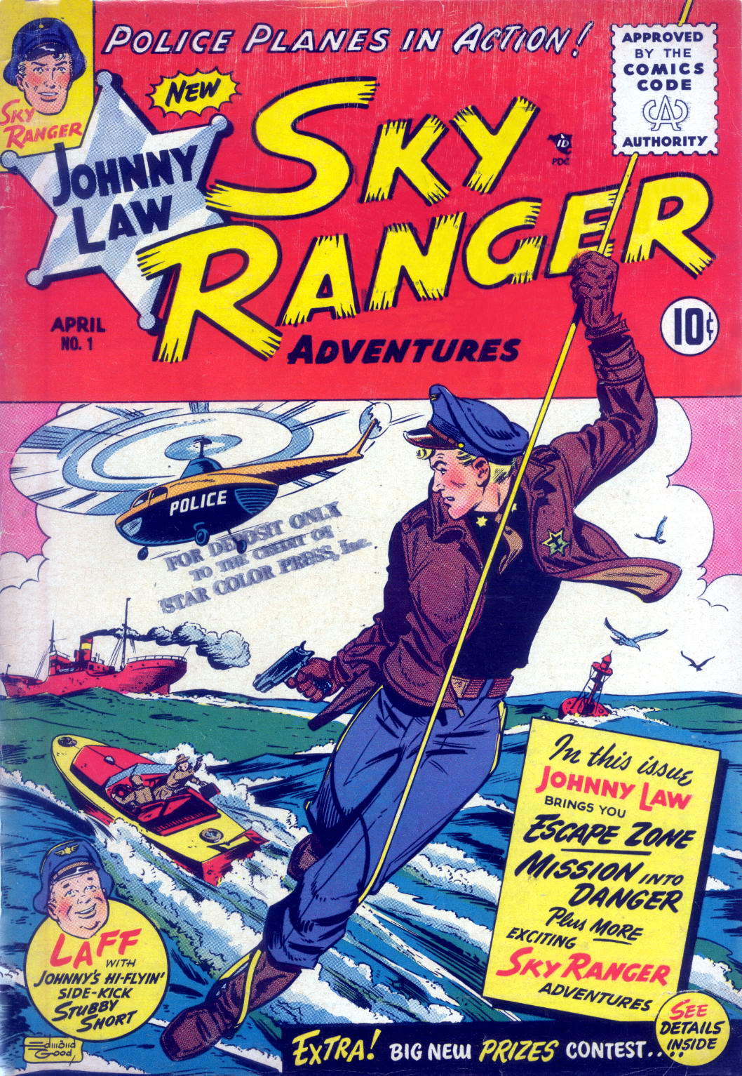 Read online Johnny Law Sky Ranger Adventures comic -  Issue #1 - 1