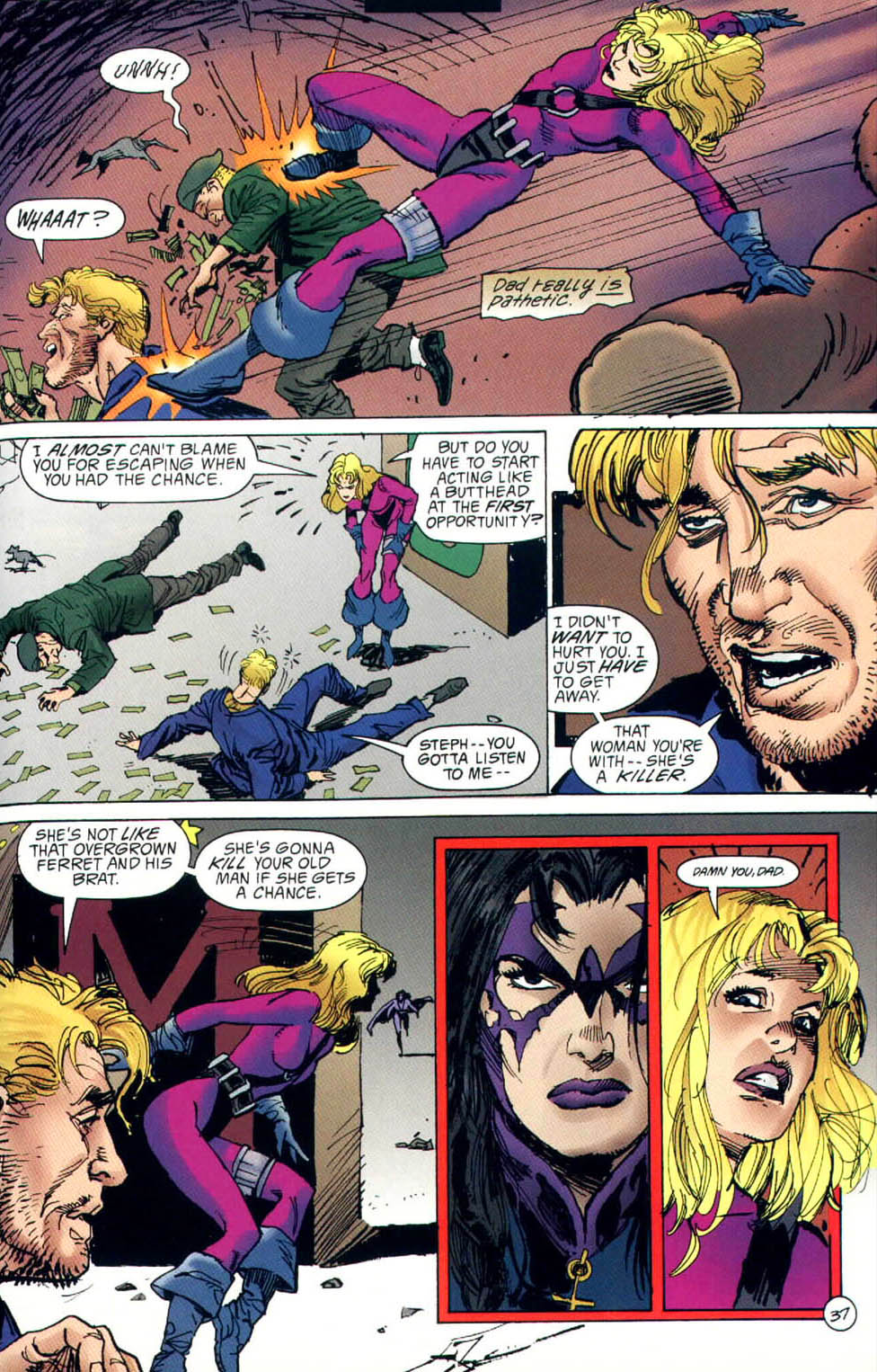 Read online Batman: Spoiler/Huntress: Blunt Trauma comic -  Issue # Full - 38