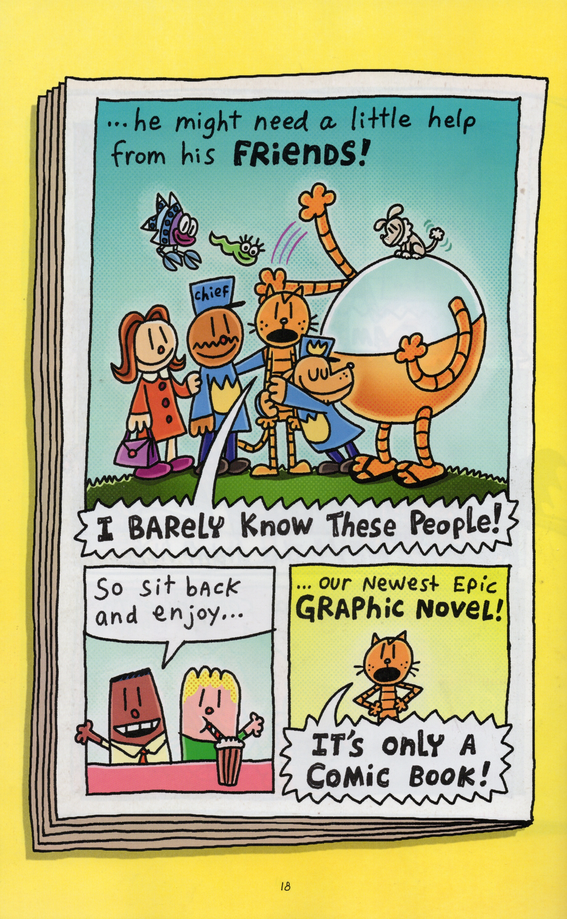 Read online Free Comic Book Day 2022 comic -  Issue # Scholastic Captain Underpants, Dog Man and Cat Kid - 20