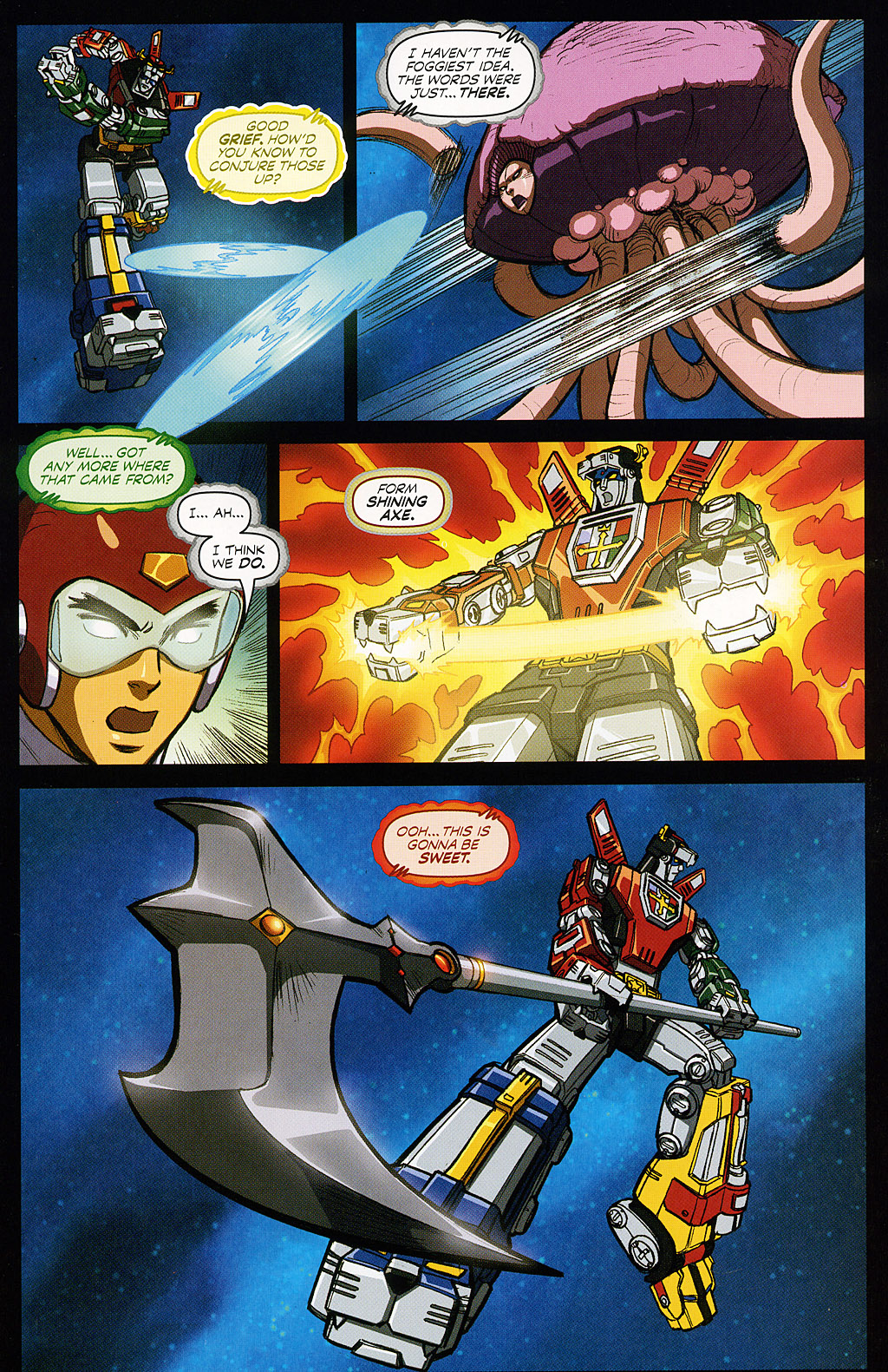Read online Voltron: Defender of the Universe comic -  Issue #5 - 16