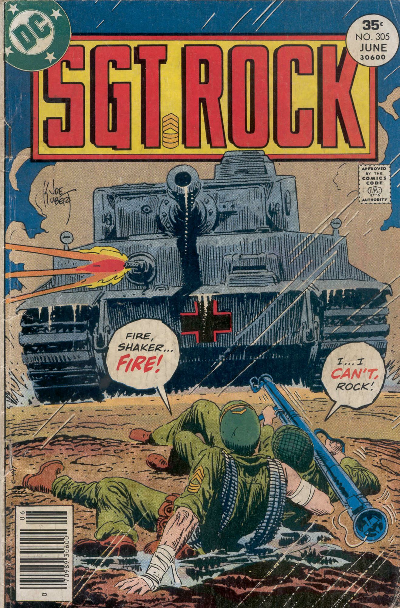 Read online Sgt. Rock comic -  Issue #305 - 1