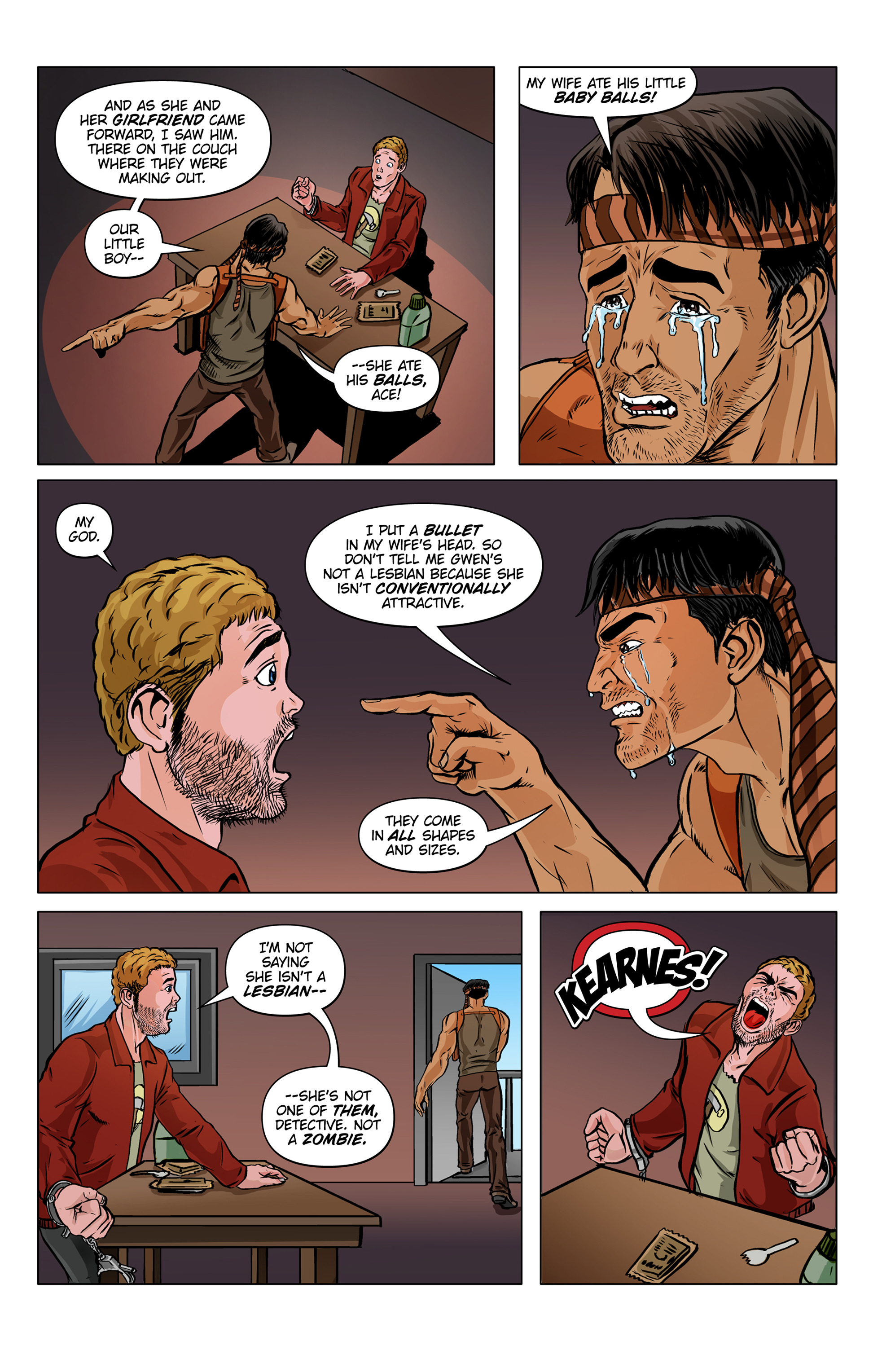 Read online Lesbian Zombies from Outer Space comic -  Issue #5 - 5