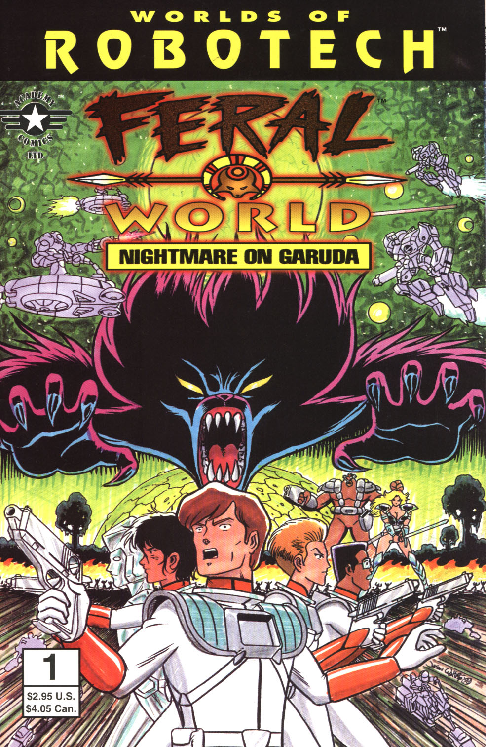 Read online Worlds of Robotech: Feral World: Nightmare on Garuda comic -  Issue # Full - 1