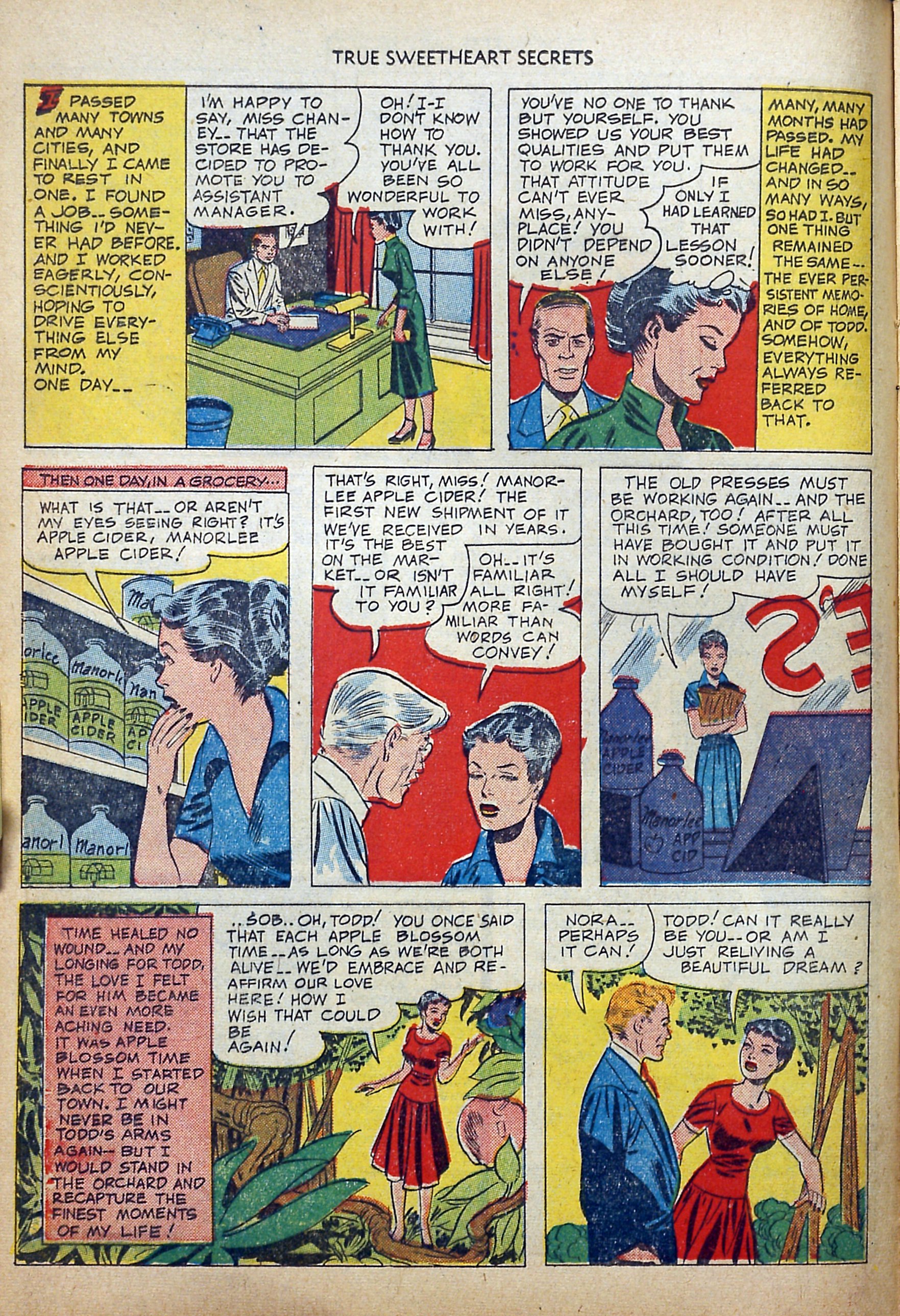 Read online True Sweetheart Secrets comic -  Issue #3 - 13