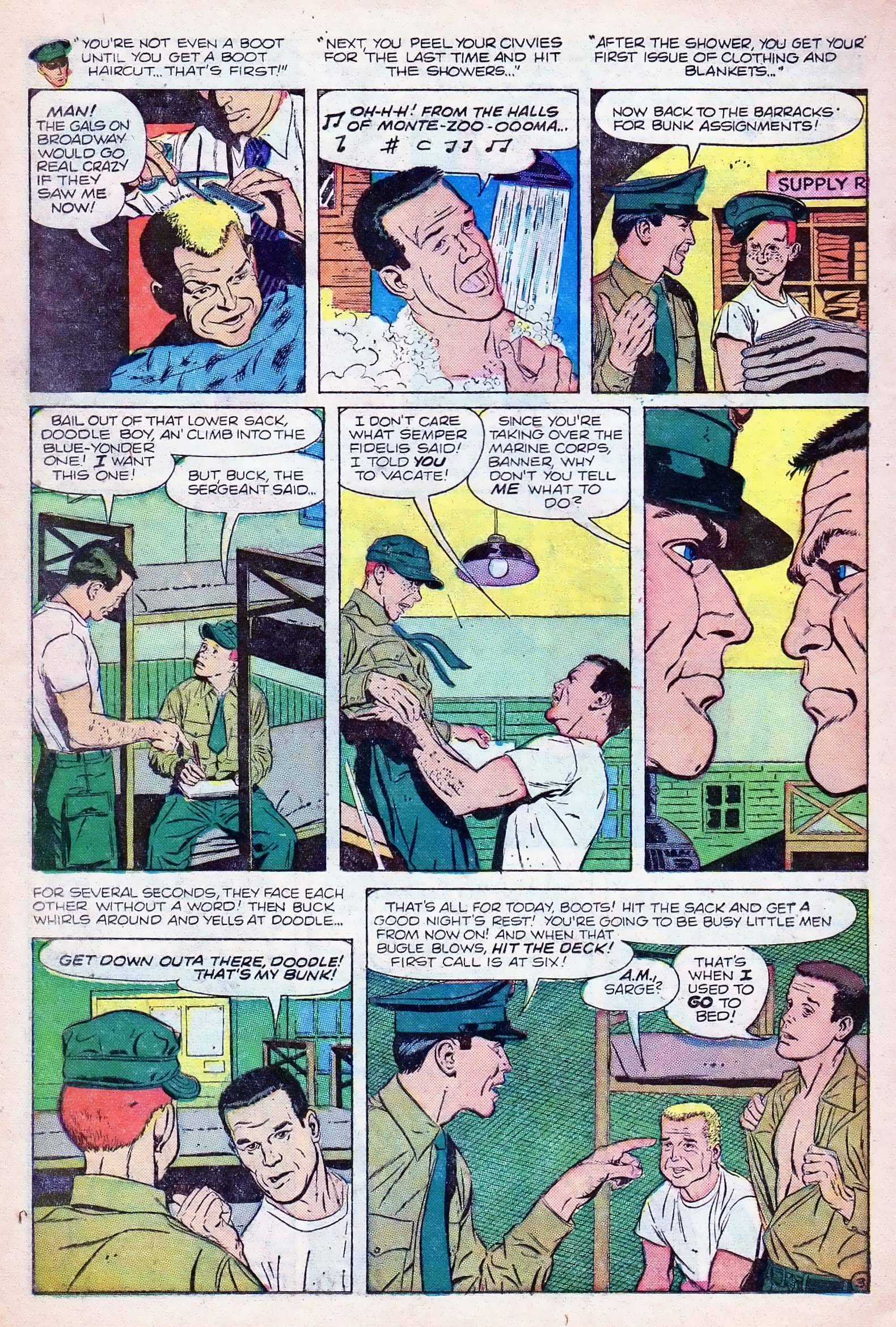 Read online Marines in Action comic -  Issue #1 - 22
