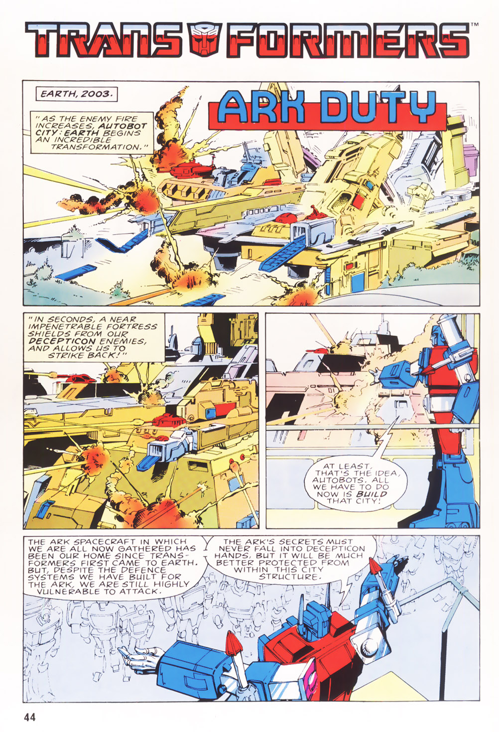 Read online The Transformers Annual comic -  Issue #1987 - 37