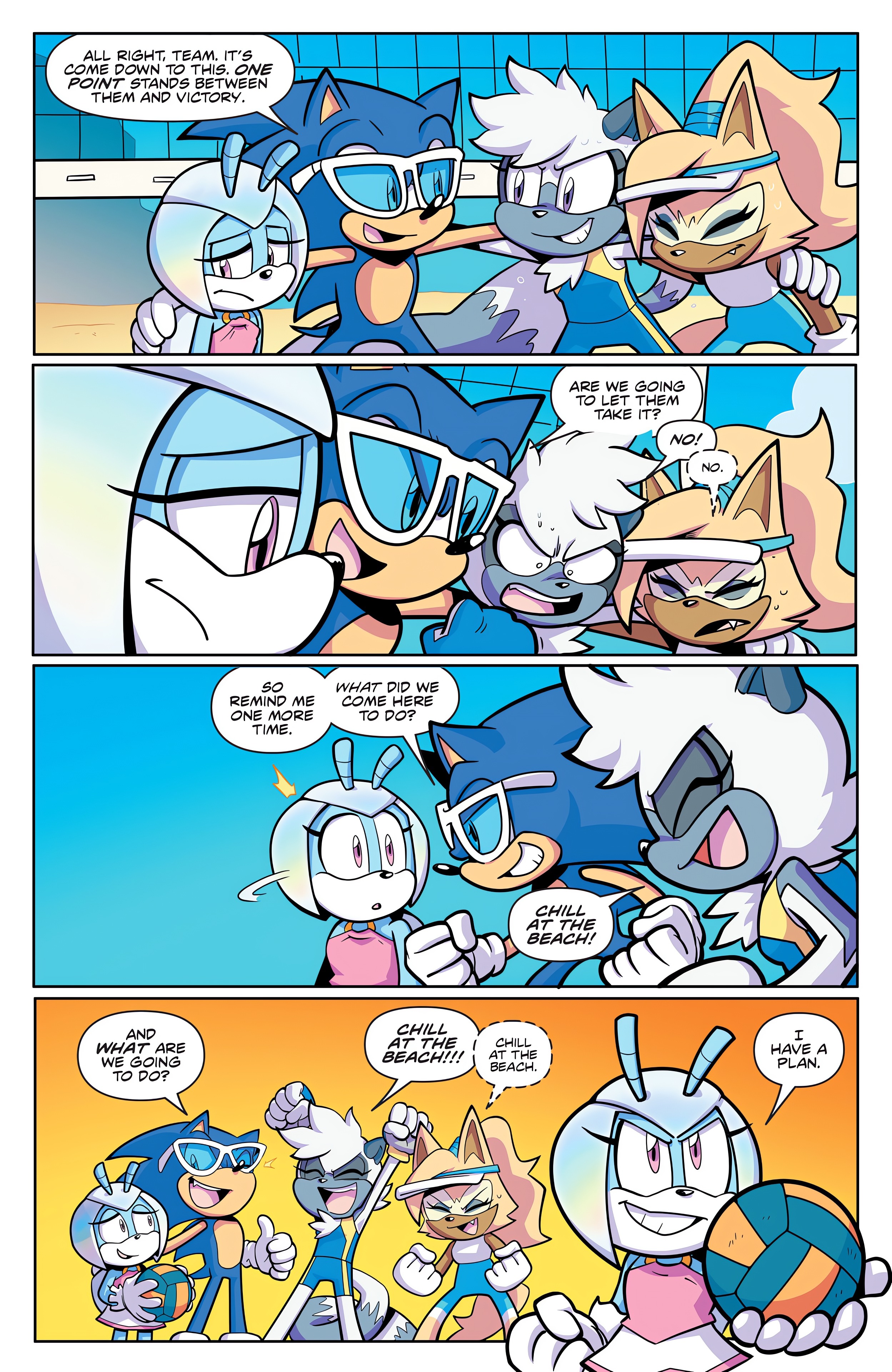 Read online IDW Endless Summer Sonic the Hedgehog comic -  Issue # Full - 18