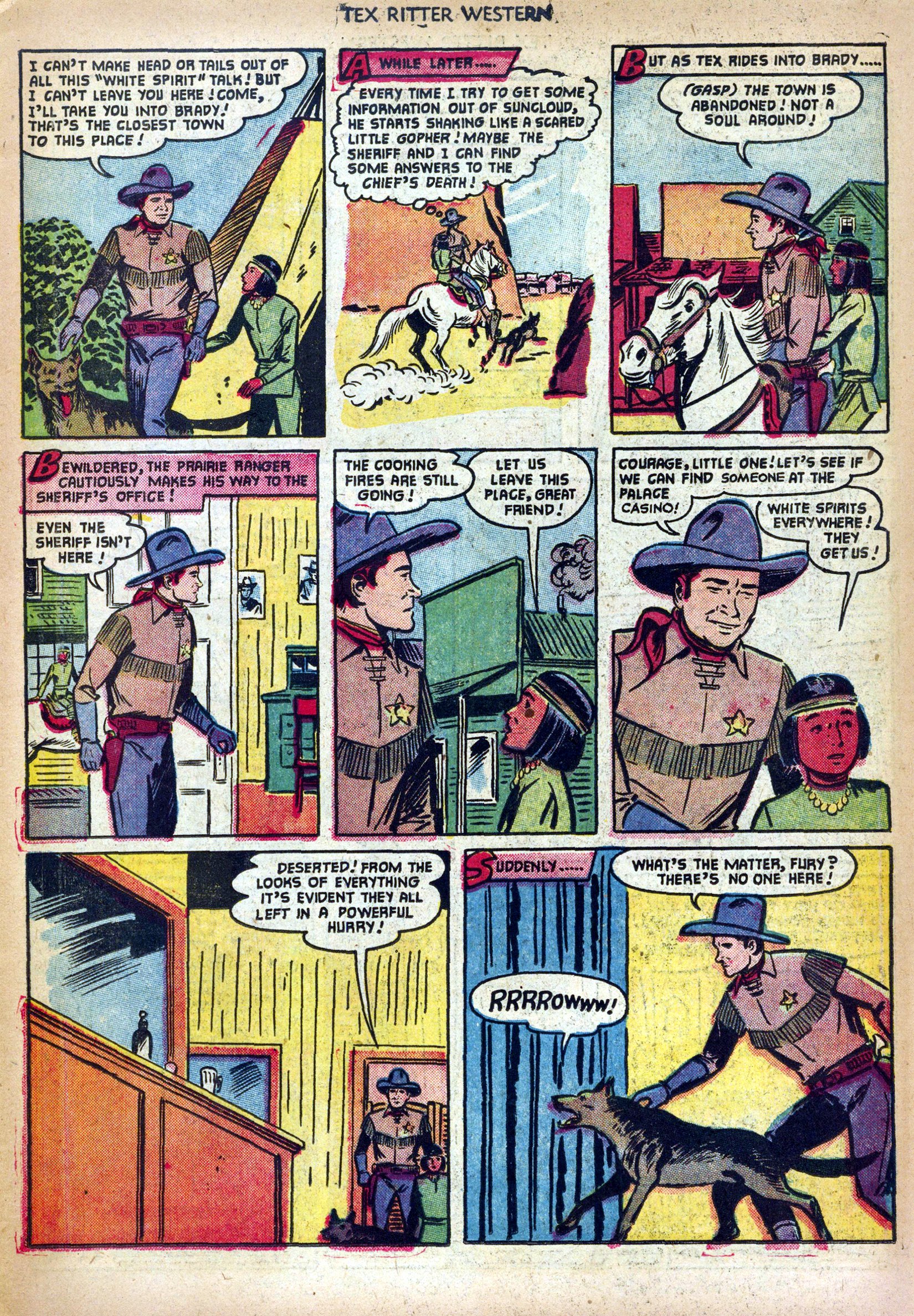 Read online Tex Ritter Western comic -  Issue #10 - 5