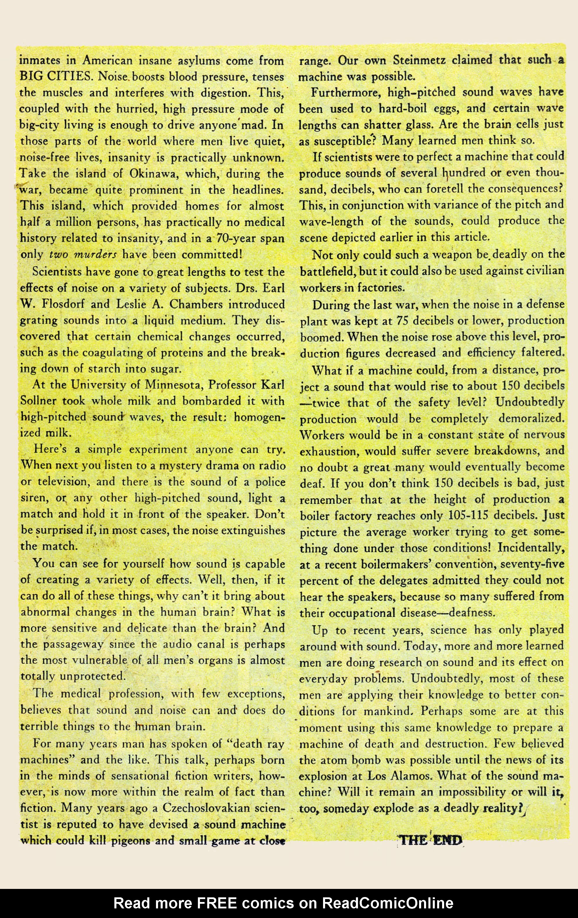 Read online J. Werner presents Classic Pulp comic -  Issue # Sci-Fi - 9