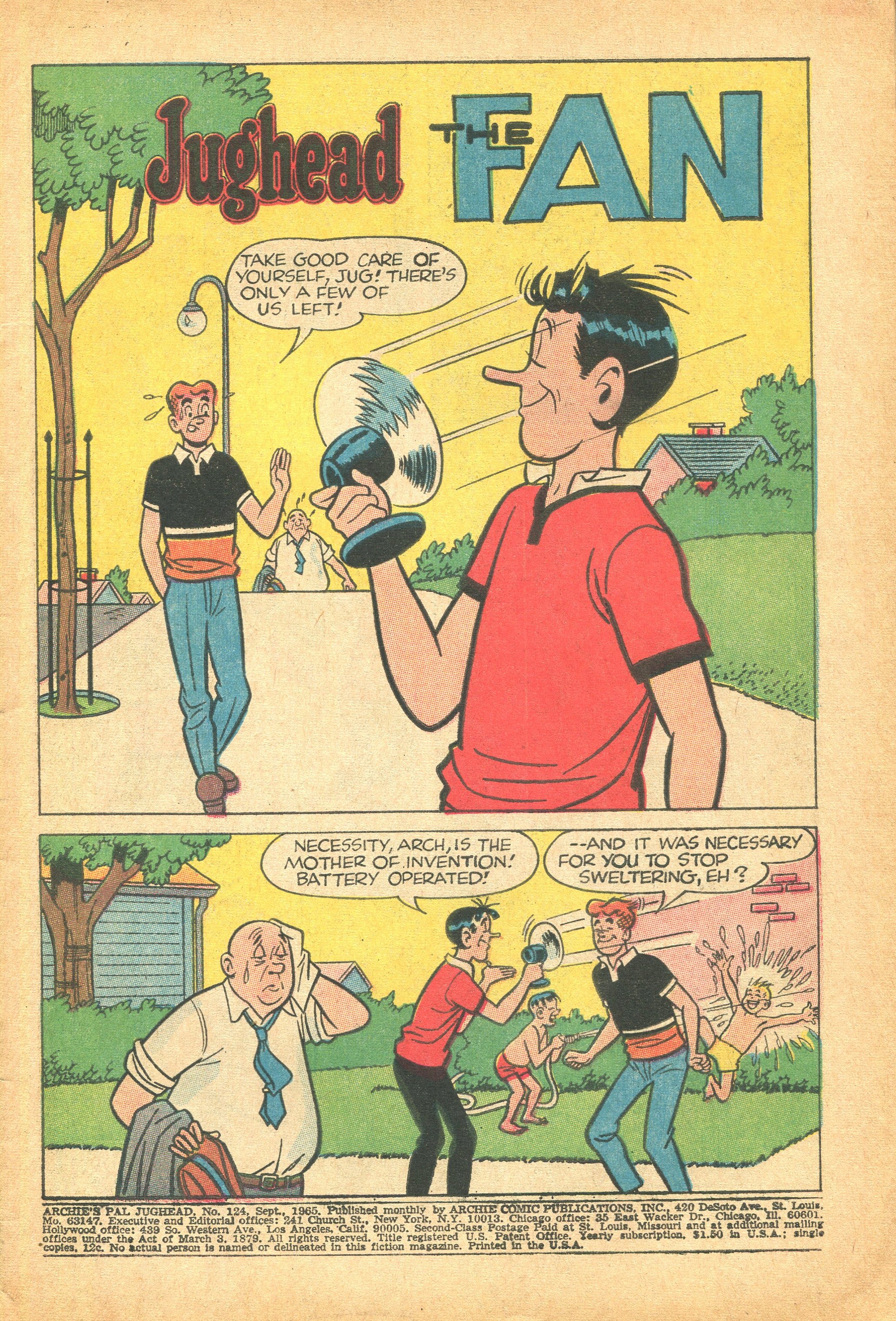 Read online Archie's Pal Jughead Comics comic -  Issue #124 - 3