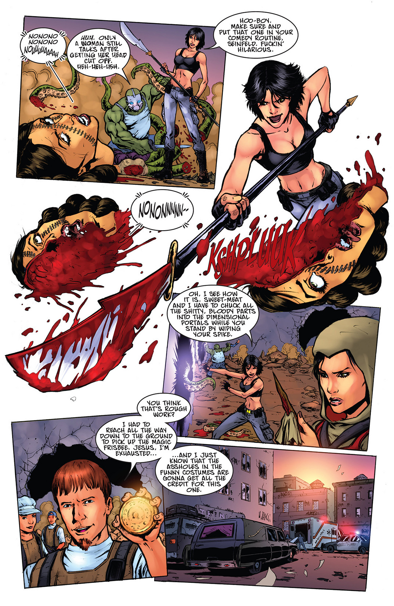 Read online Hack/Slash/Eva Monster's Ball comic -  Issue # _TPB - 96