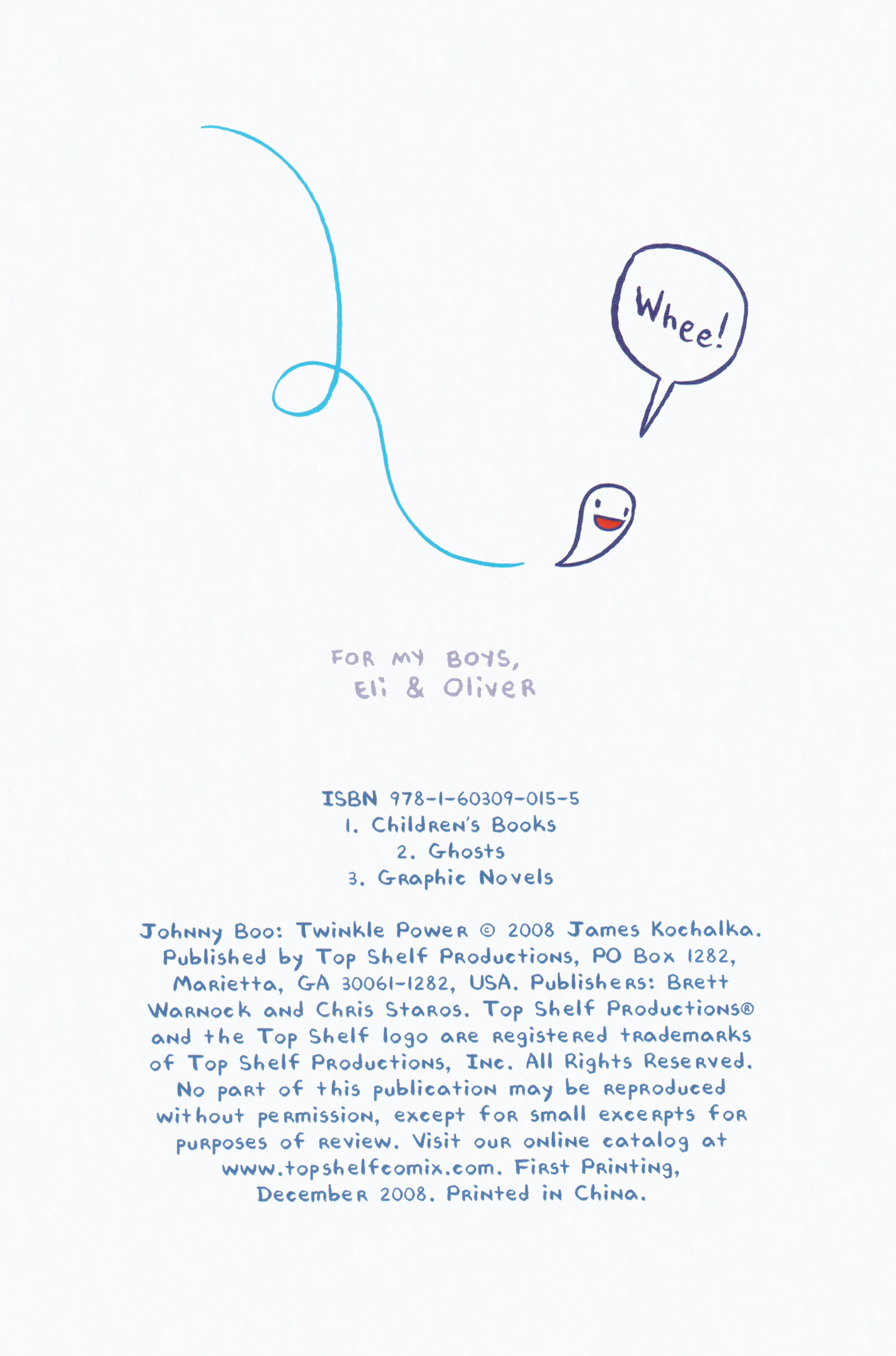 Read online Johnny Boo: Twinkle Power comic -  Issue # Full - 6