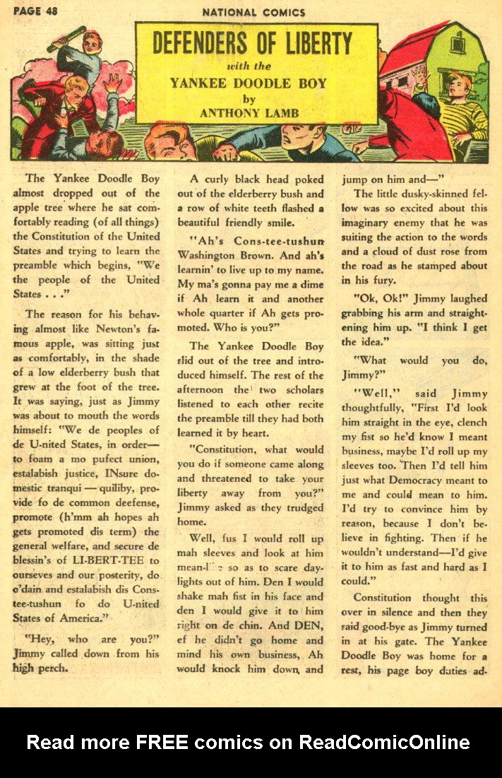 Read online National Comics comic -  Issue #9 - 45