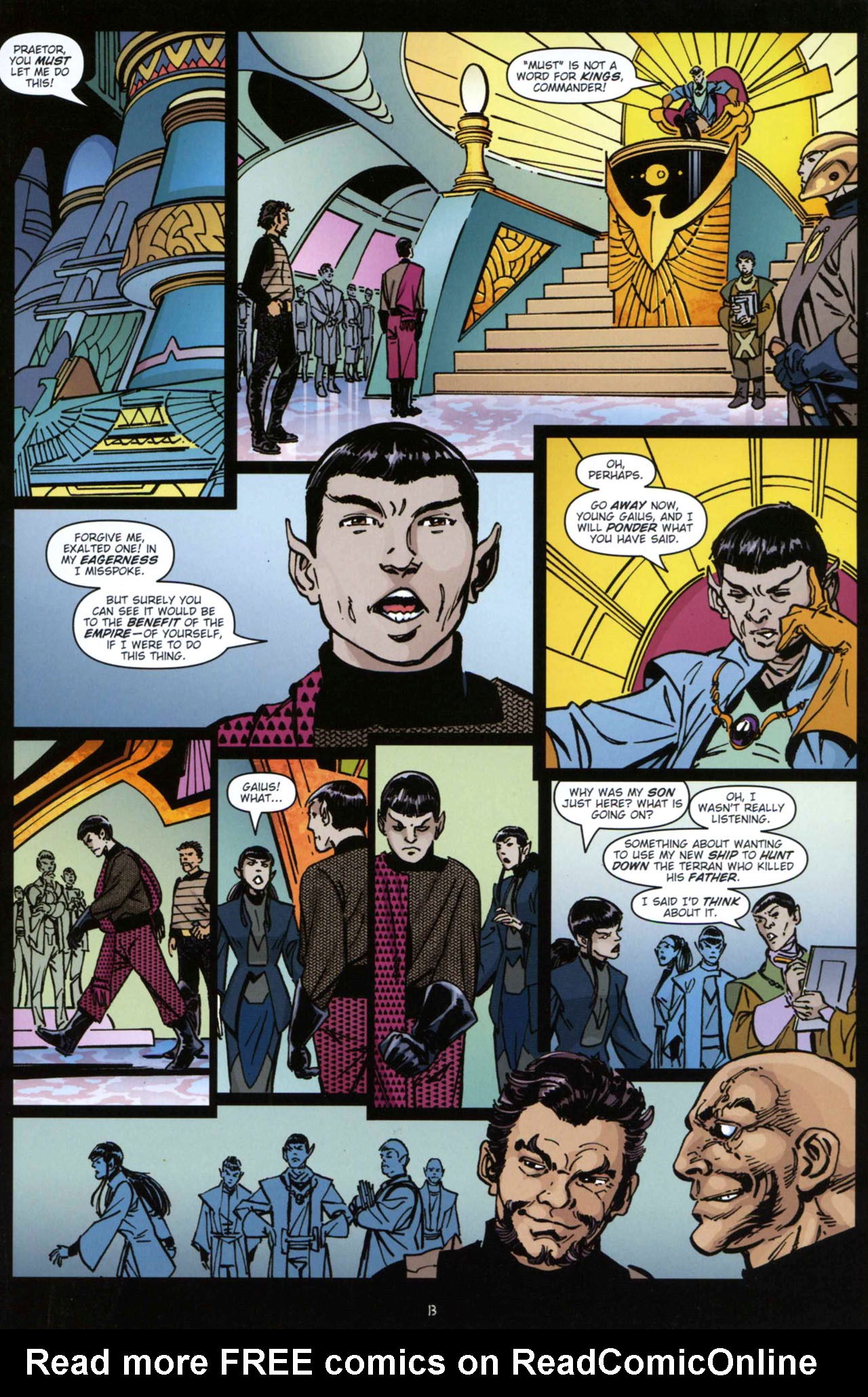 Read online Star Trek: Romulans - The Hollow Crown comic -  Issue #2 - 14