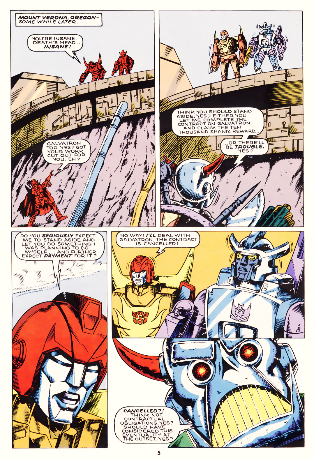 Read online The Transformers (UK) comic -  Issue #118 - 5