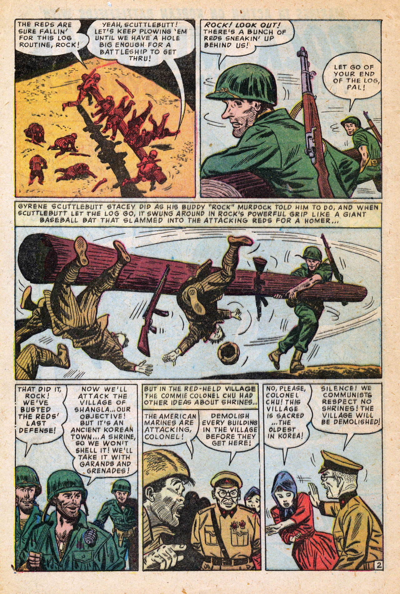 Read online Marines in Action comic -  Issue #5 - 4