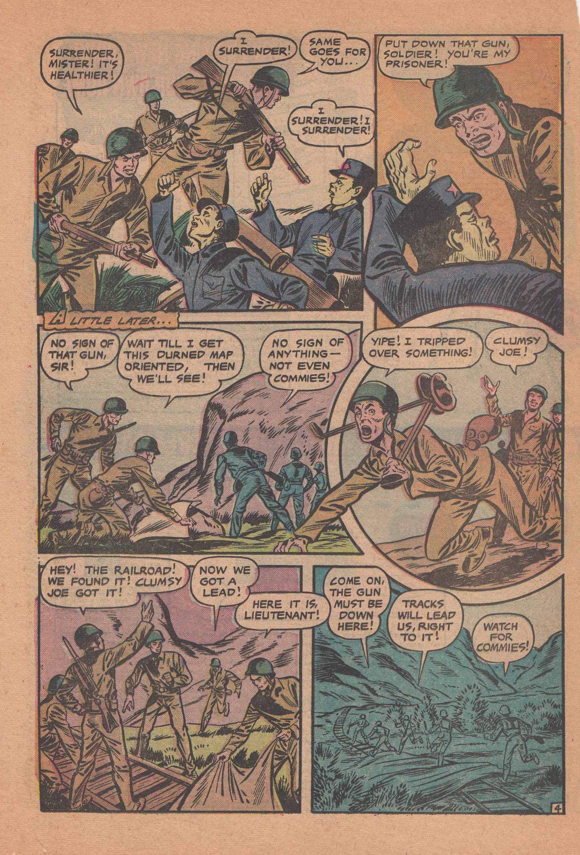 Read online Men in Action (1957) comic -  Issue #2 - 17
