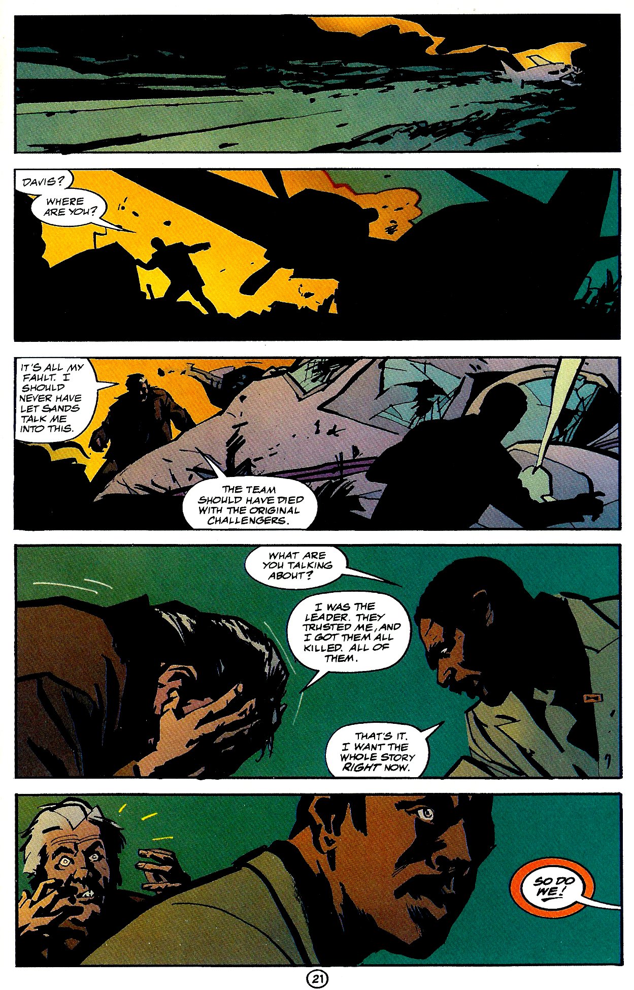 Read online Challengers of the Unknown (1997) comic -  Issue #7 - 22