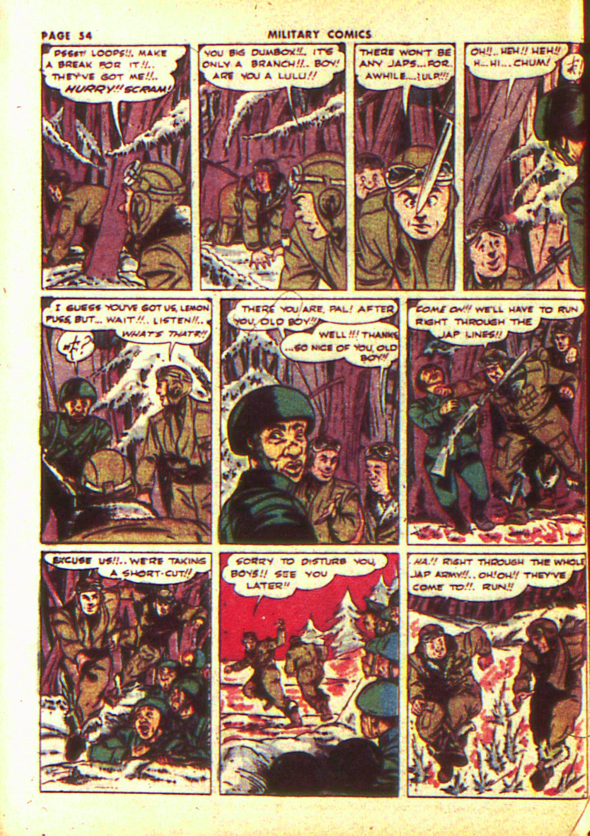 Read online Military Comics comic -  Issue #13 - 56