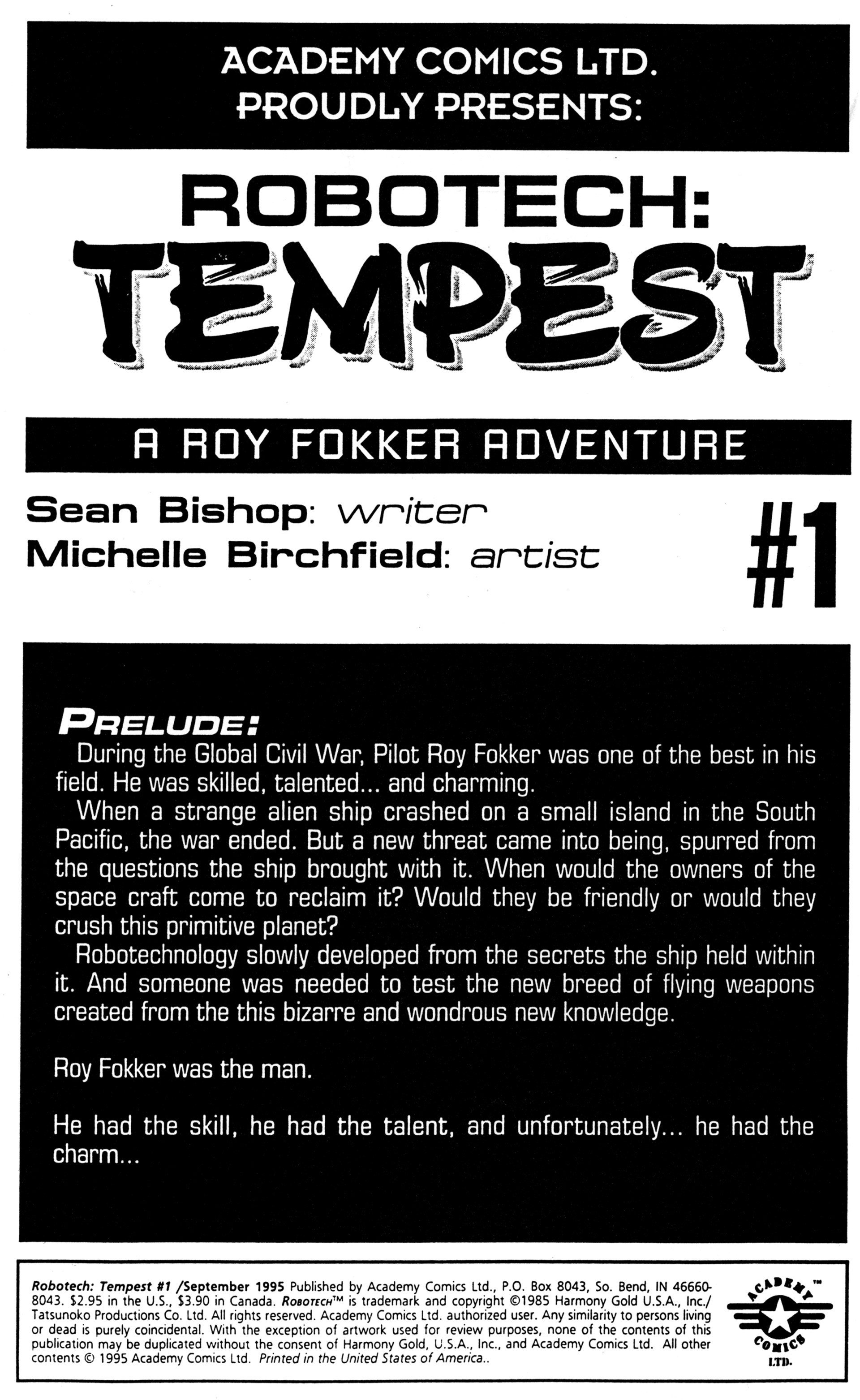 Read online Robotech: Macross Tempest comic -  Issue # Full - 2