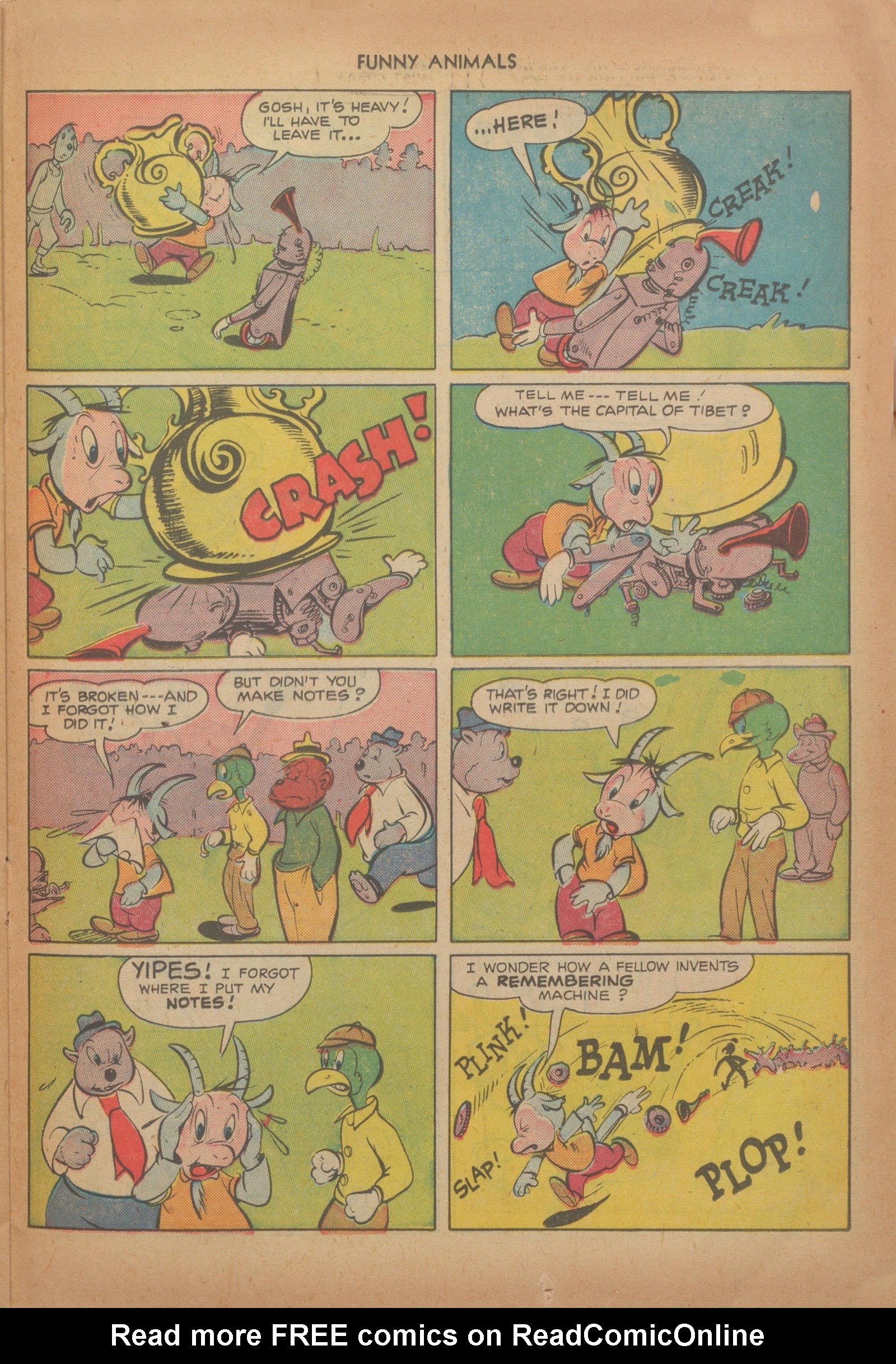 Read online Fawcett's Funny Animals comic -  Issue #71 - 23
