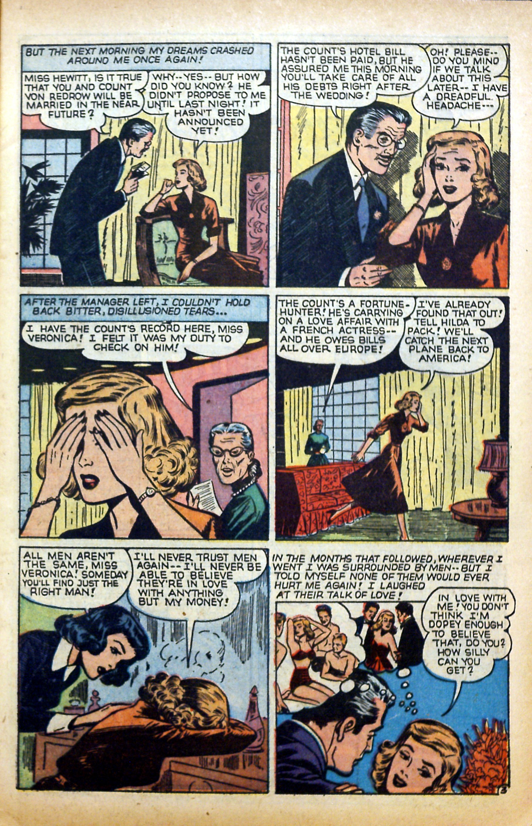 Read online Glamorous Romances comic -  Issue #70 - 5