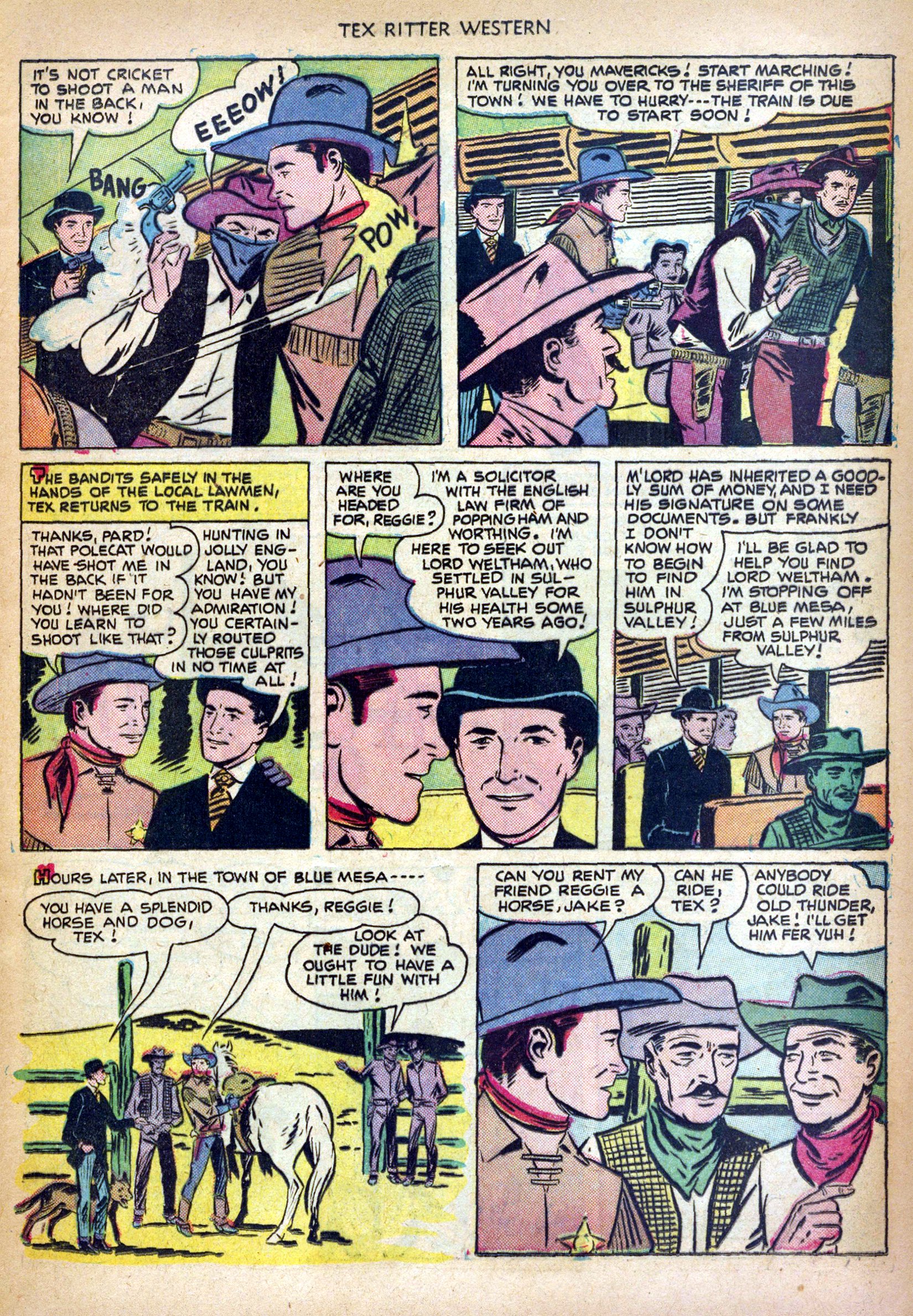 Read online Tex Ritter Western comic -  Issue #6 - 5