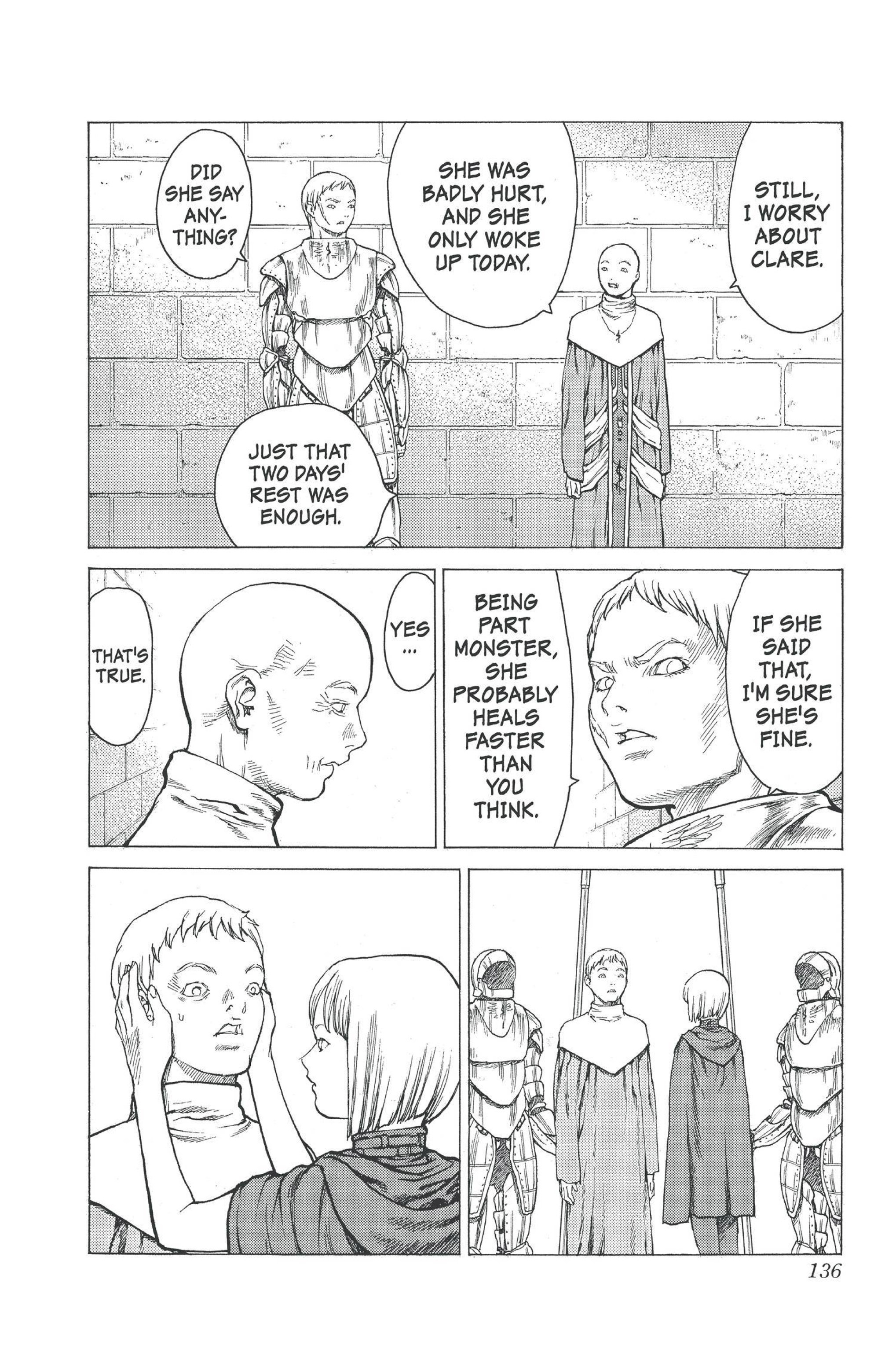 Read online Claymore comic -  Issue #2 - 130