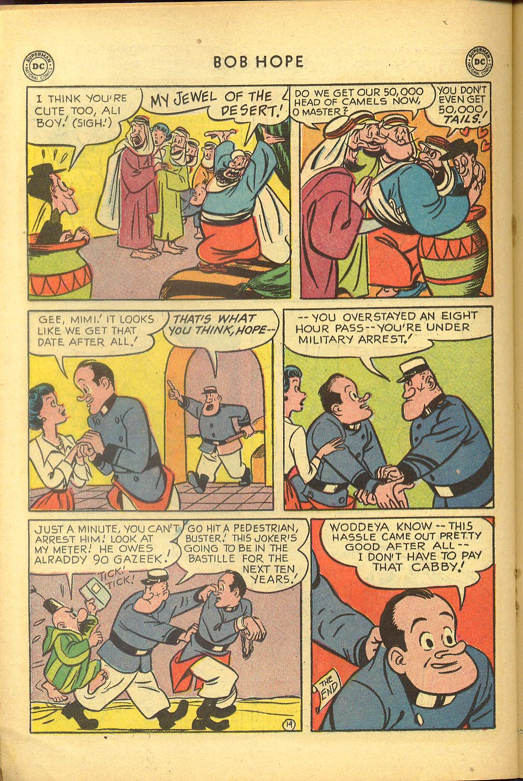Read online The Adventures of Bob Hope comic -  Issue #10 - 38