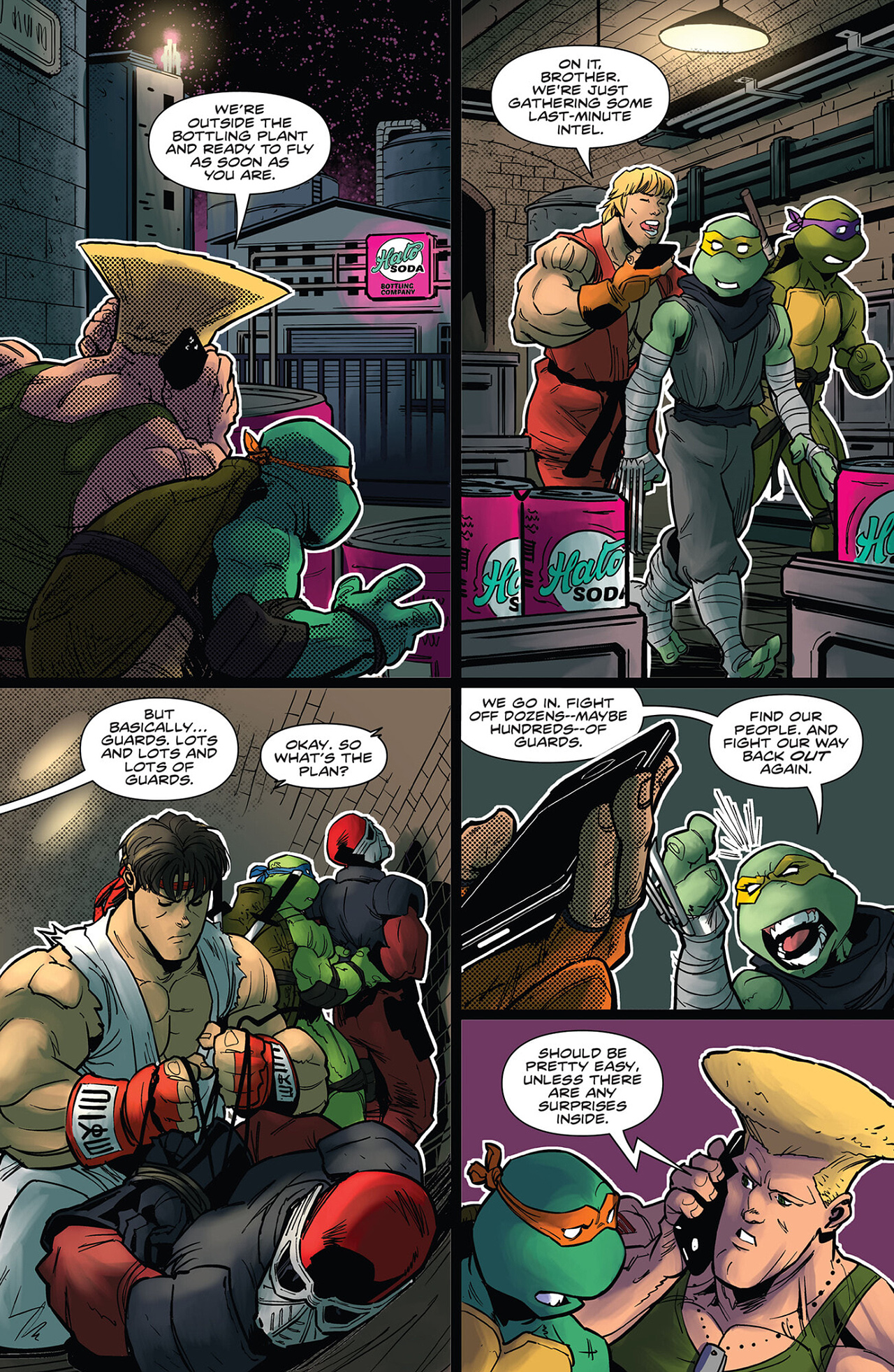 Read online Teenage Mutant Ninja Turtles vs. Street Fighter comic -  Issue #3 - 19