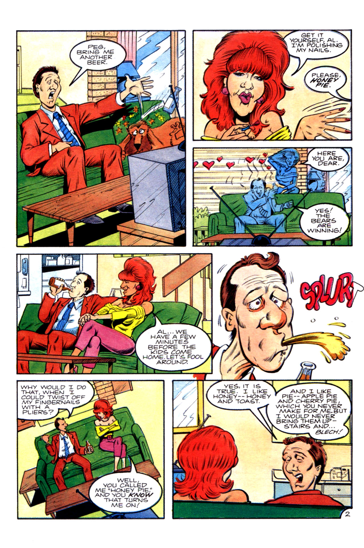 Read online Married... with Children: Flashback comic -  Issue #2 - 4