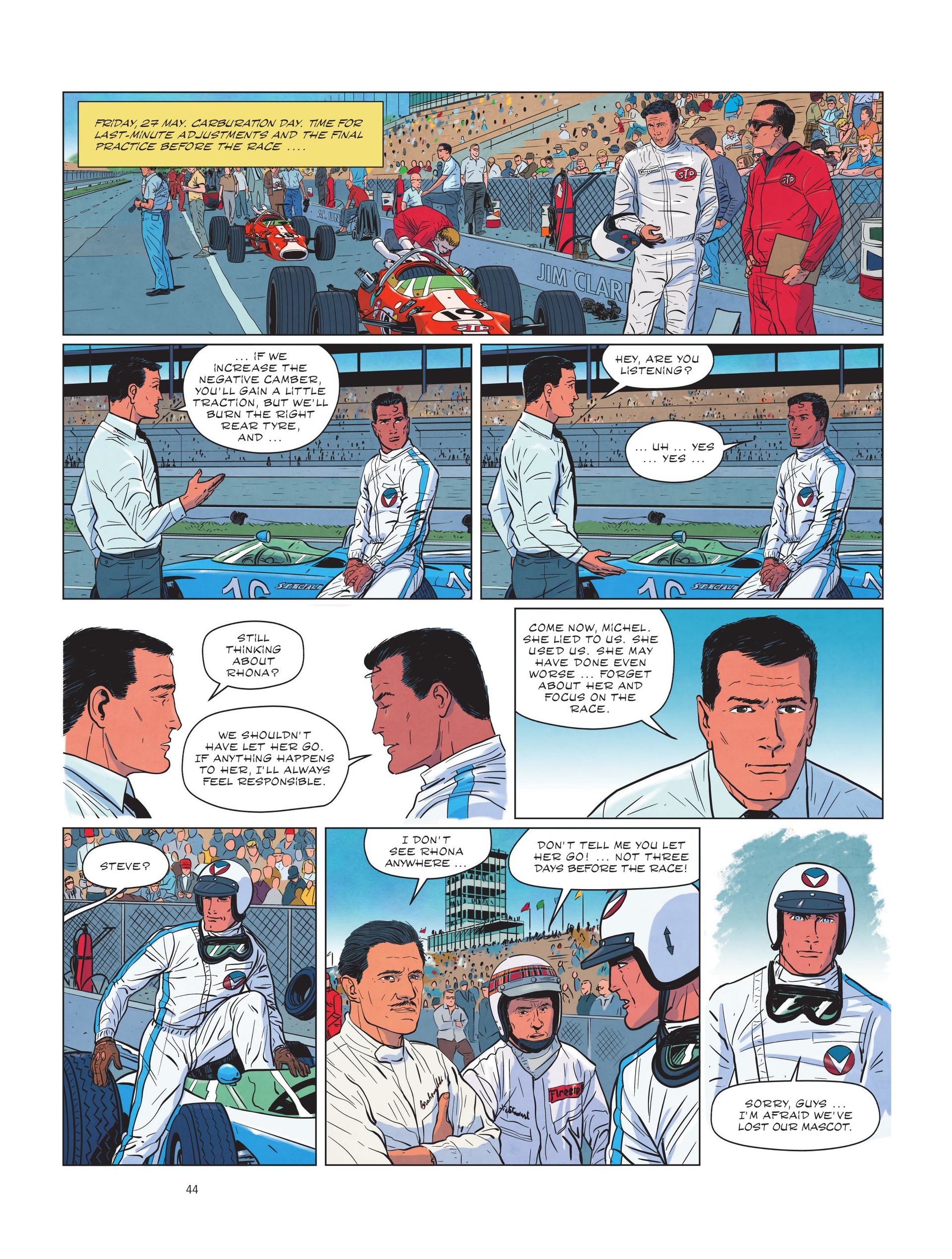 Read online Michel Vaillant: Legendary Races: In the Hell of Indianapolis comic -  Issue # Full - 46