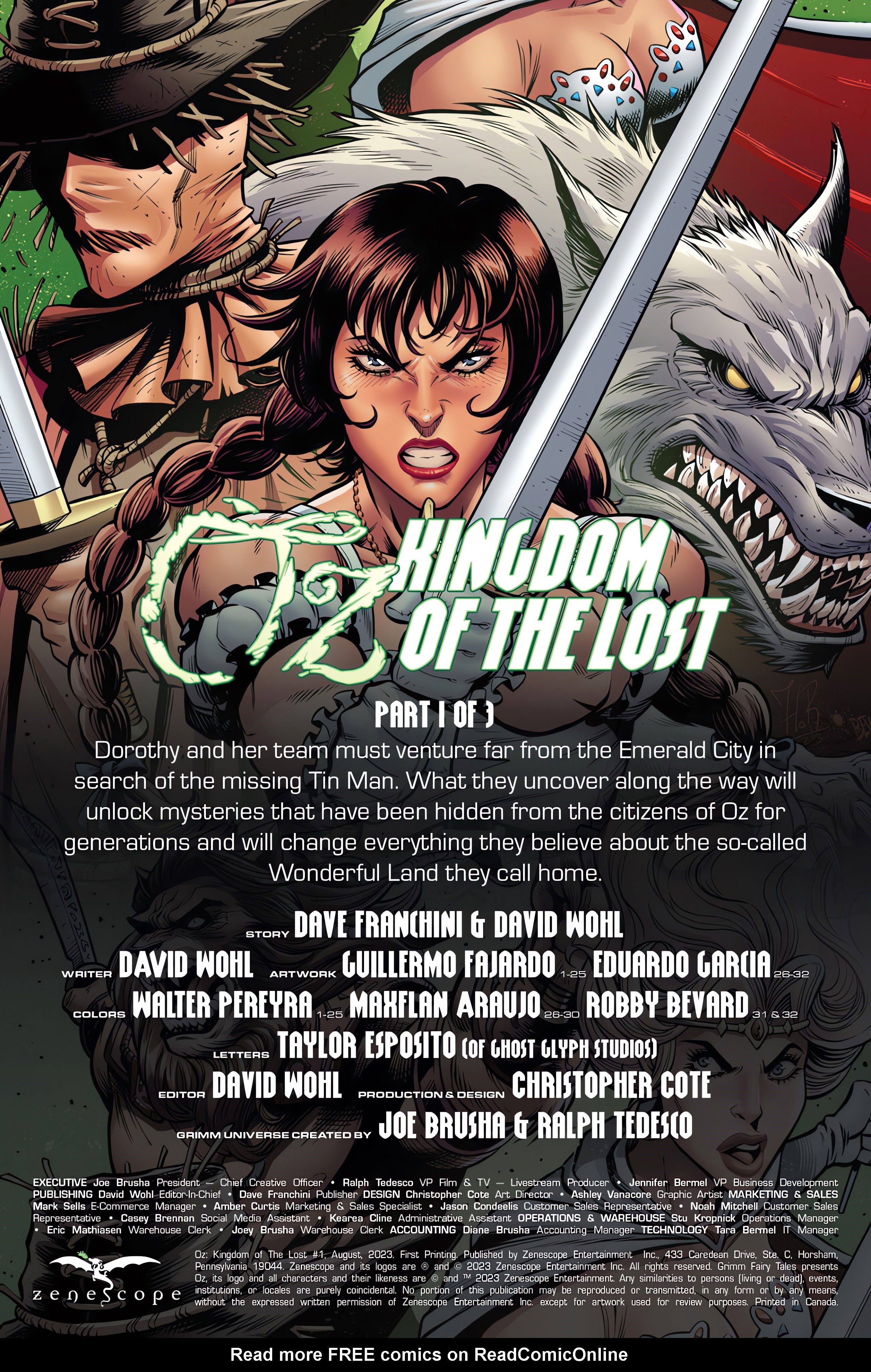 Read online Oz: Kingdom of the Lost comic -  Issue #1 - 2
