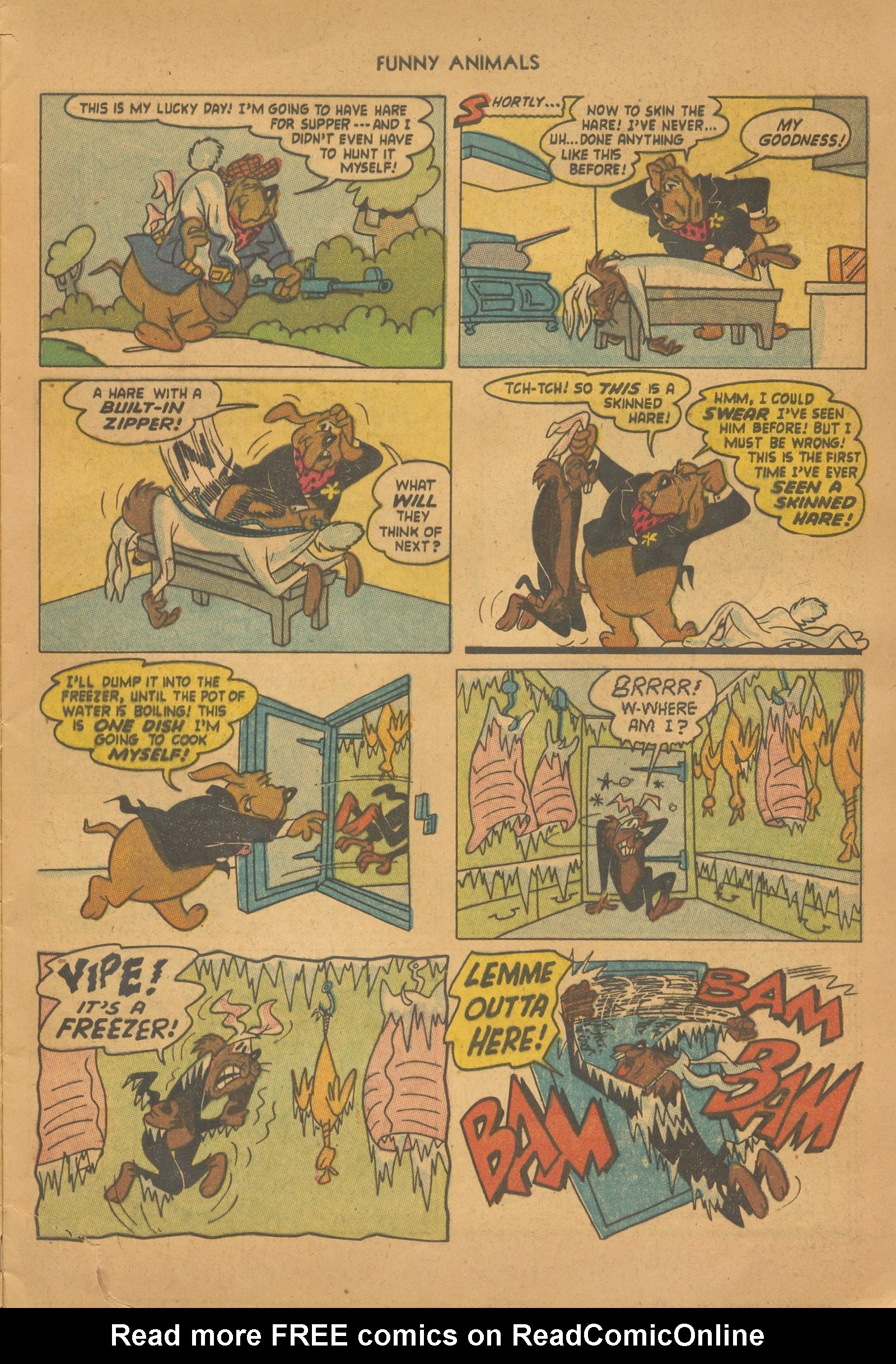 Read online Fawcett's Funny Animals comic -  Issue #83 - 9