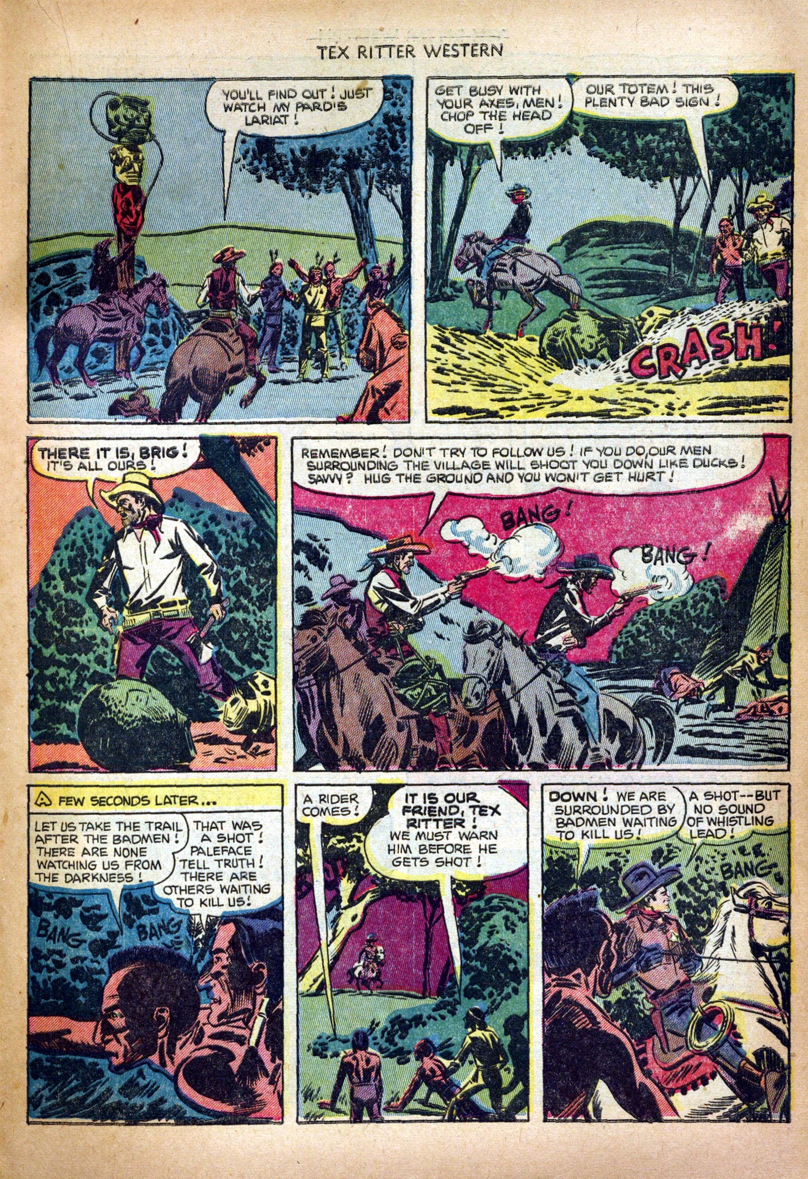 Read online Tex Ritter Western comic -  Issue #11 - 19
