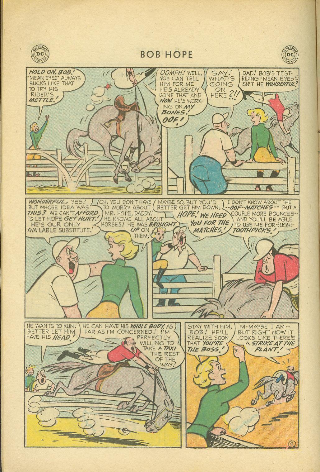 Read online The Adventures of Bob Hope comic -  Issue #39 - 16