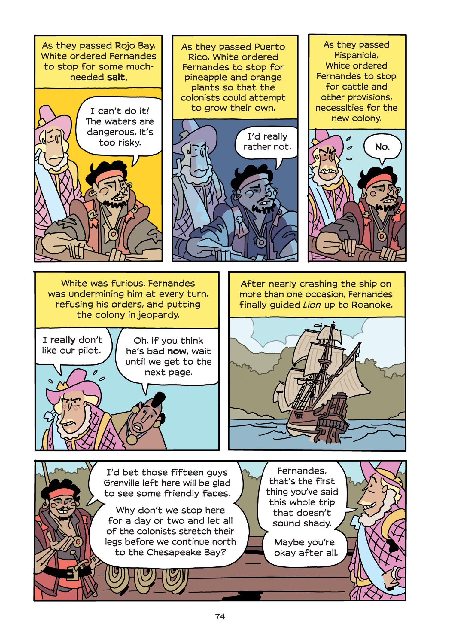 Read online History Comics comic -  Issue # The Roanoke Colony - Americas First Mystery - 80